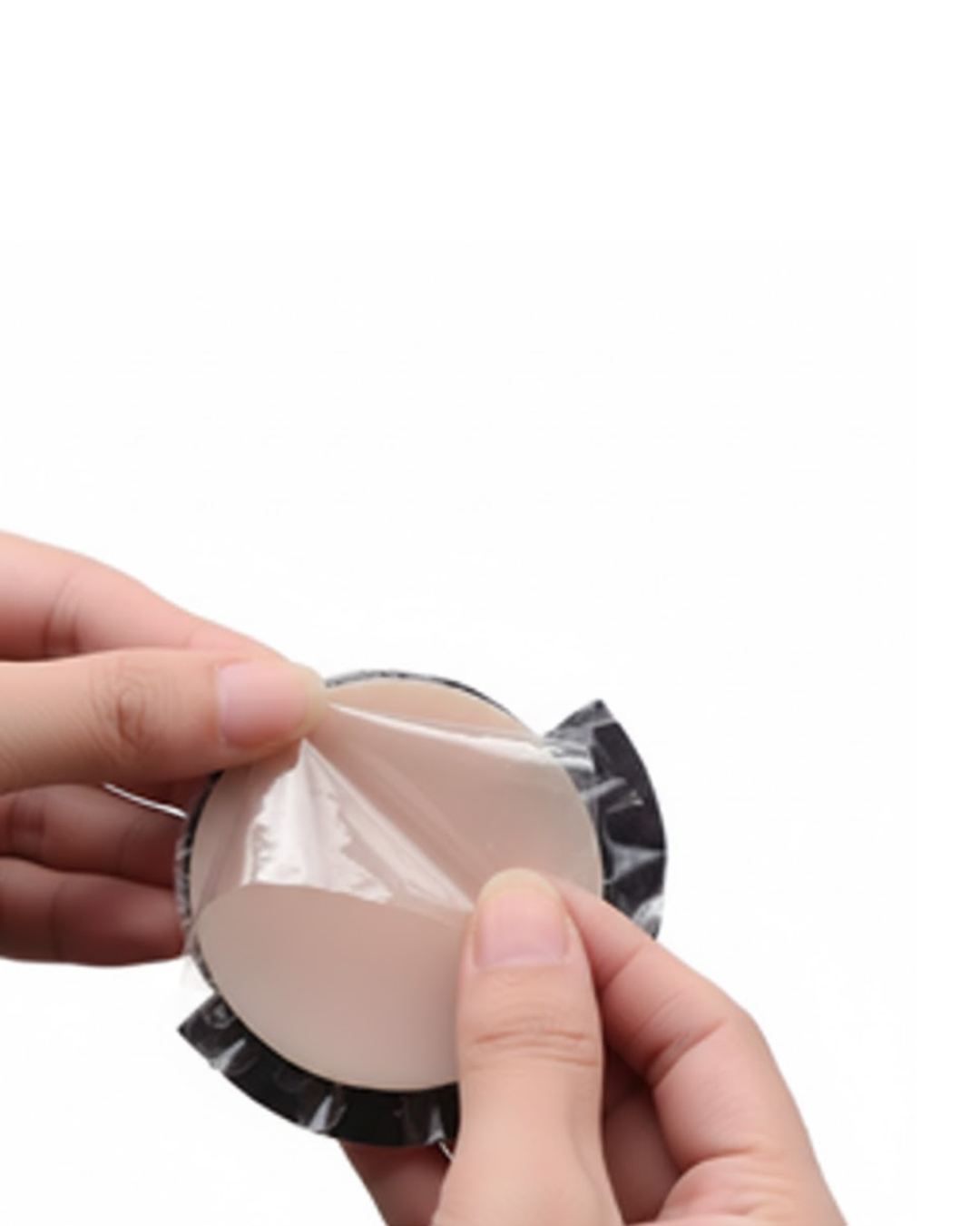 Yapışkanlı Silikon Göğüs Ucu Pedi Seamless Doğal Görünüm - Lisinya