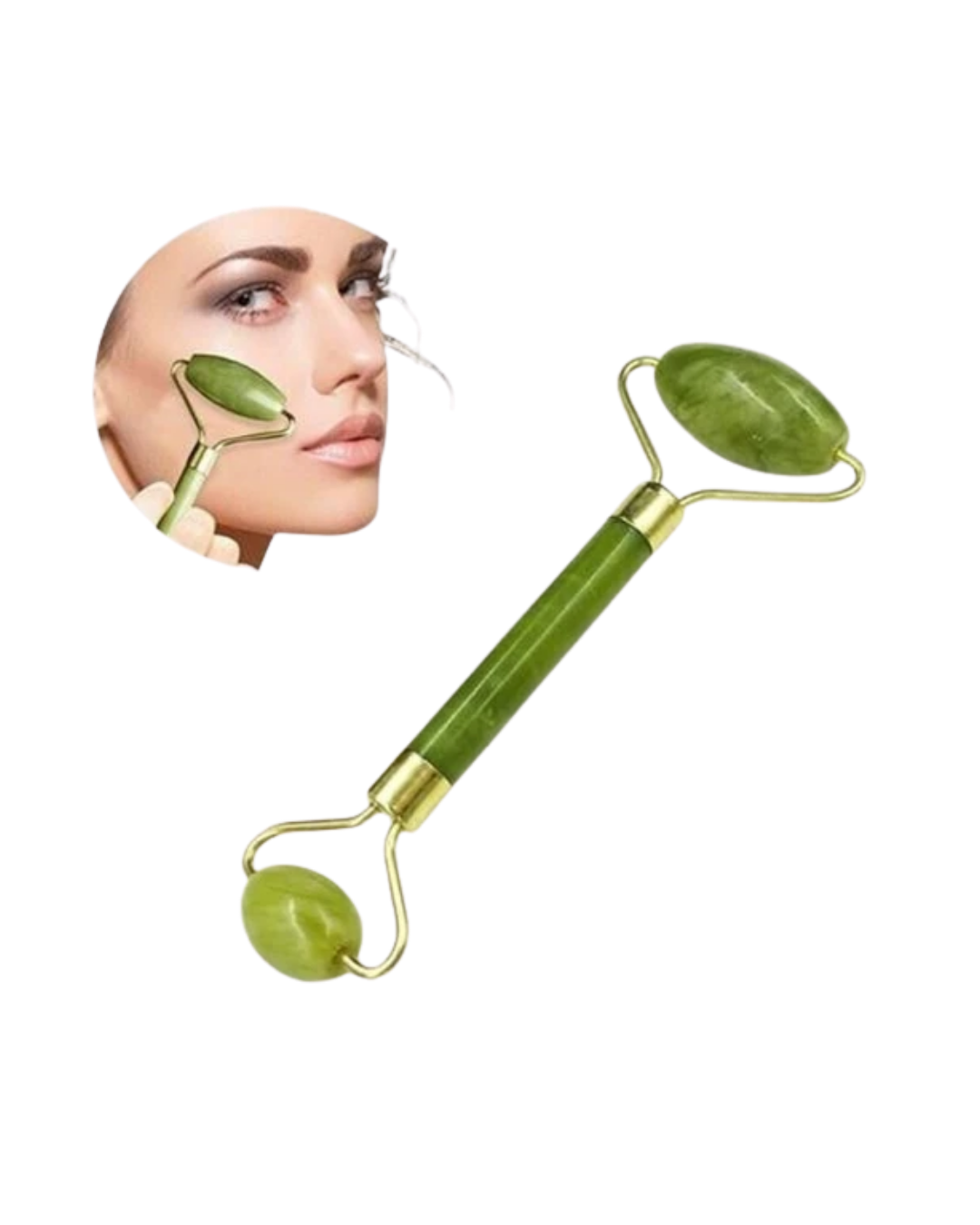 Yüz Masaj Aleti Roller ve Gua Sha 2li Set - Lisinya