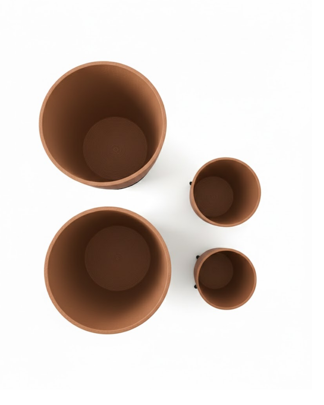 4LÜ VAZO KAHVERENGİ - Lisinya