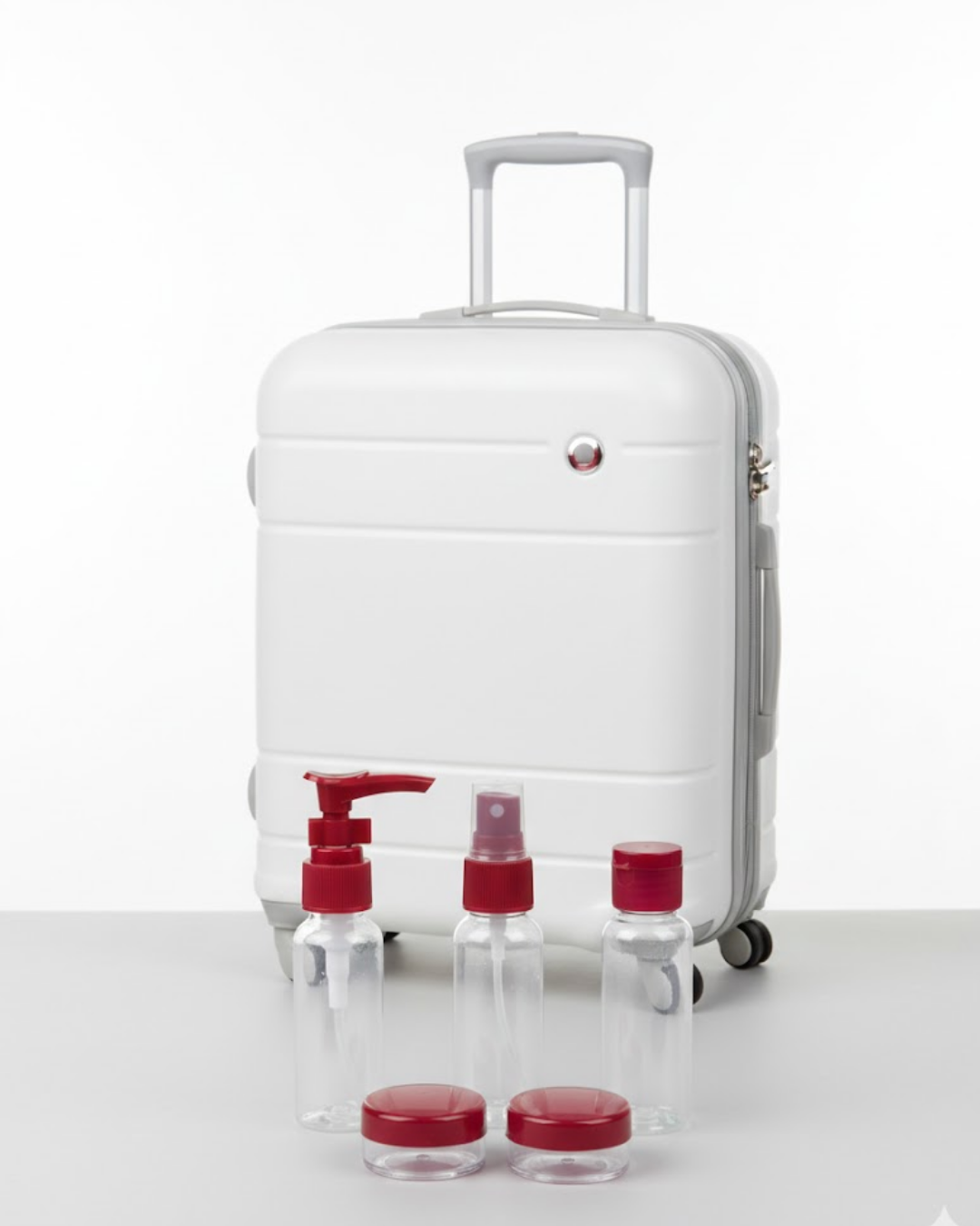 5’li Seyahat Boy Kozmetik Şişe Seti 30 ml Çantalı Organizer - Lisinya 5’li Seyahat Boy Kozmetik Şişe Seti 30 ml Çantalı Organizer - Lisinya