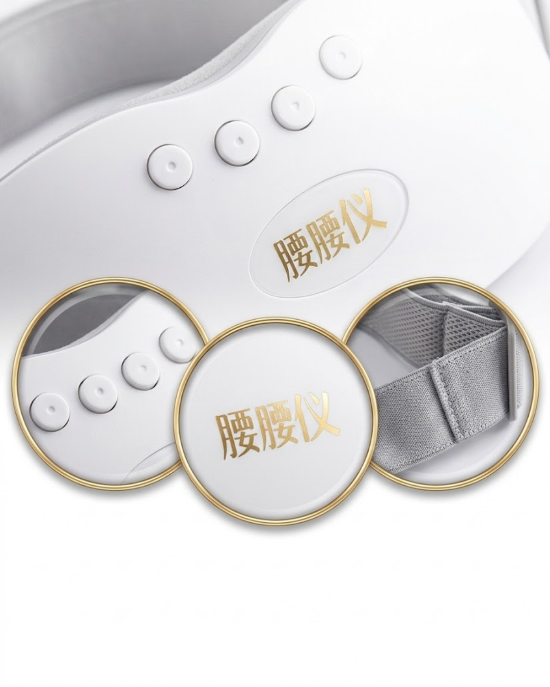 Kızılötesi Isıtmalı Titreşimli Kadın Bel ve Rahim Masaj Kemeri USB Şarjlı - Lisinya