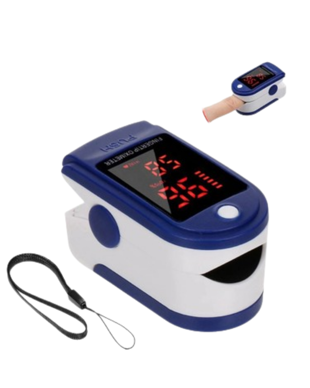 Kolay Kullanımlı Parmak Tipi Pulse Oksimetre Ev Tipi Kullanım - Lisinya