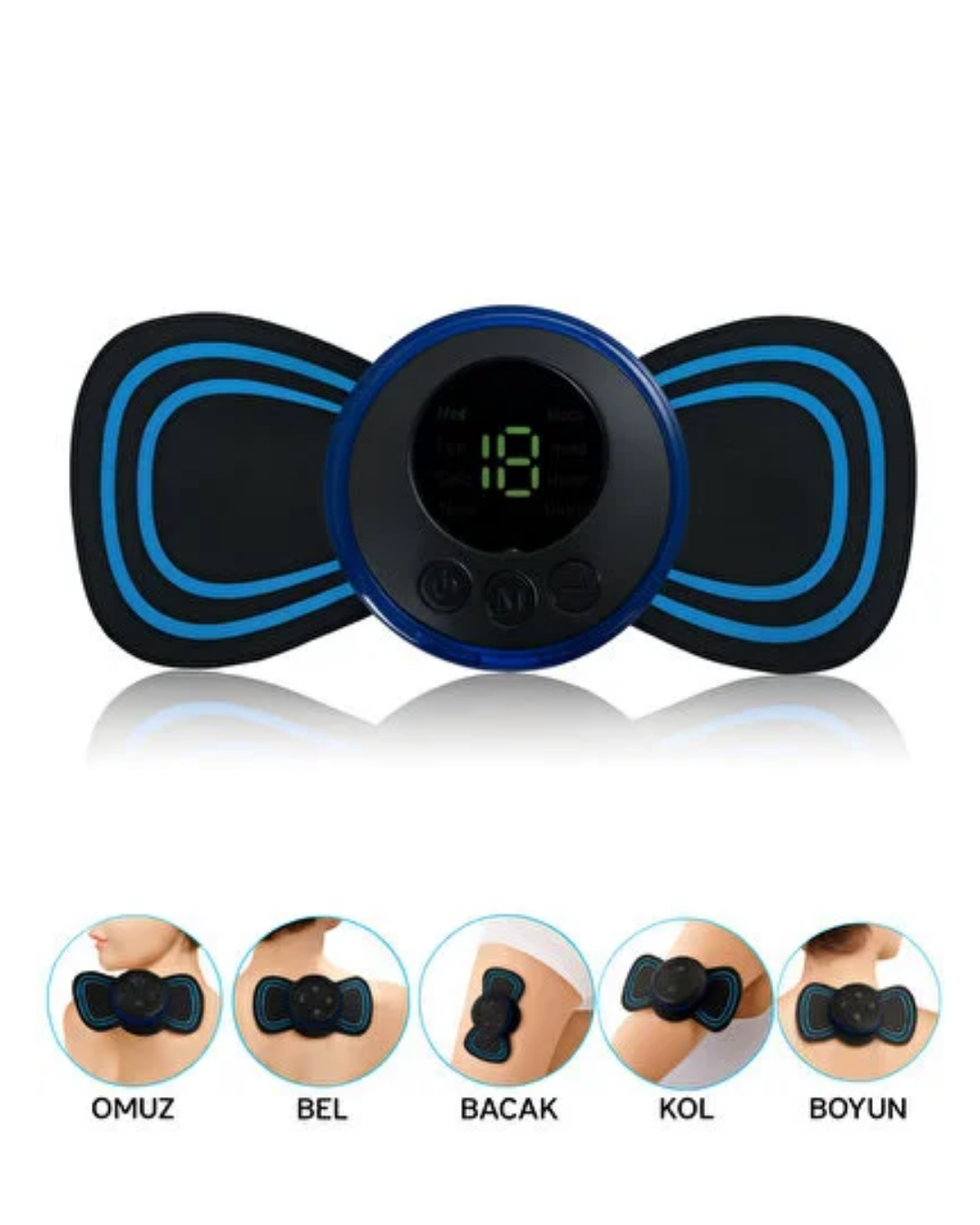 Mini EMS Masaj Aleti Taşınabilir Tasarım ve Çoklu Masaj Modu - Lisinya