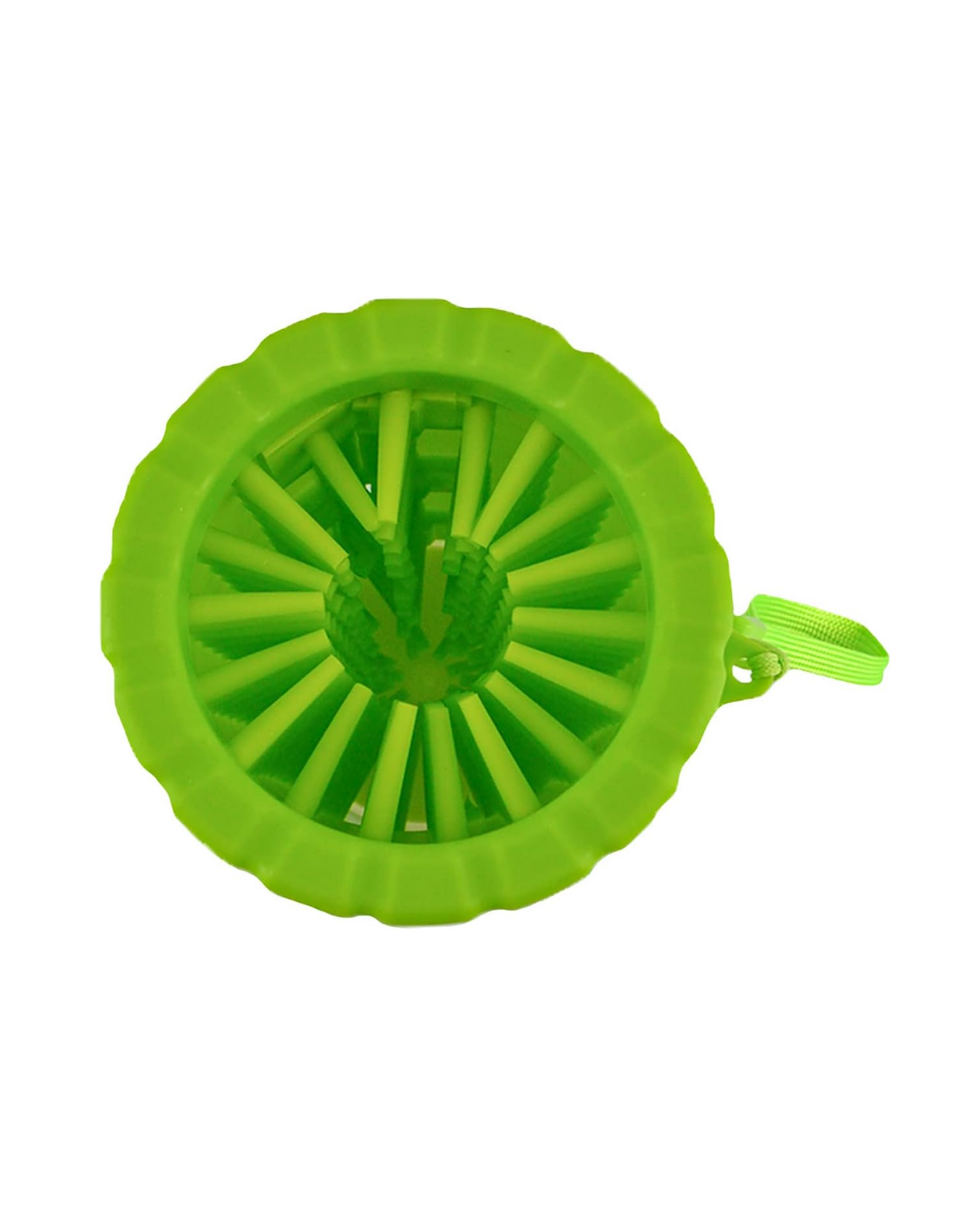 Yuvarlak Başlıklı Köpek Pati Temizleyici Yumuşak Silikon Fırçalı - Lisinya