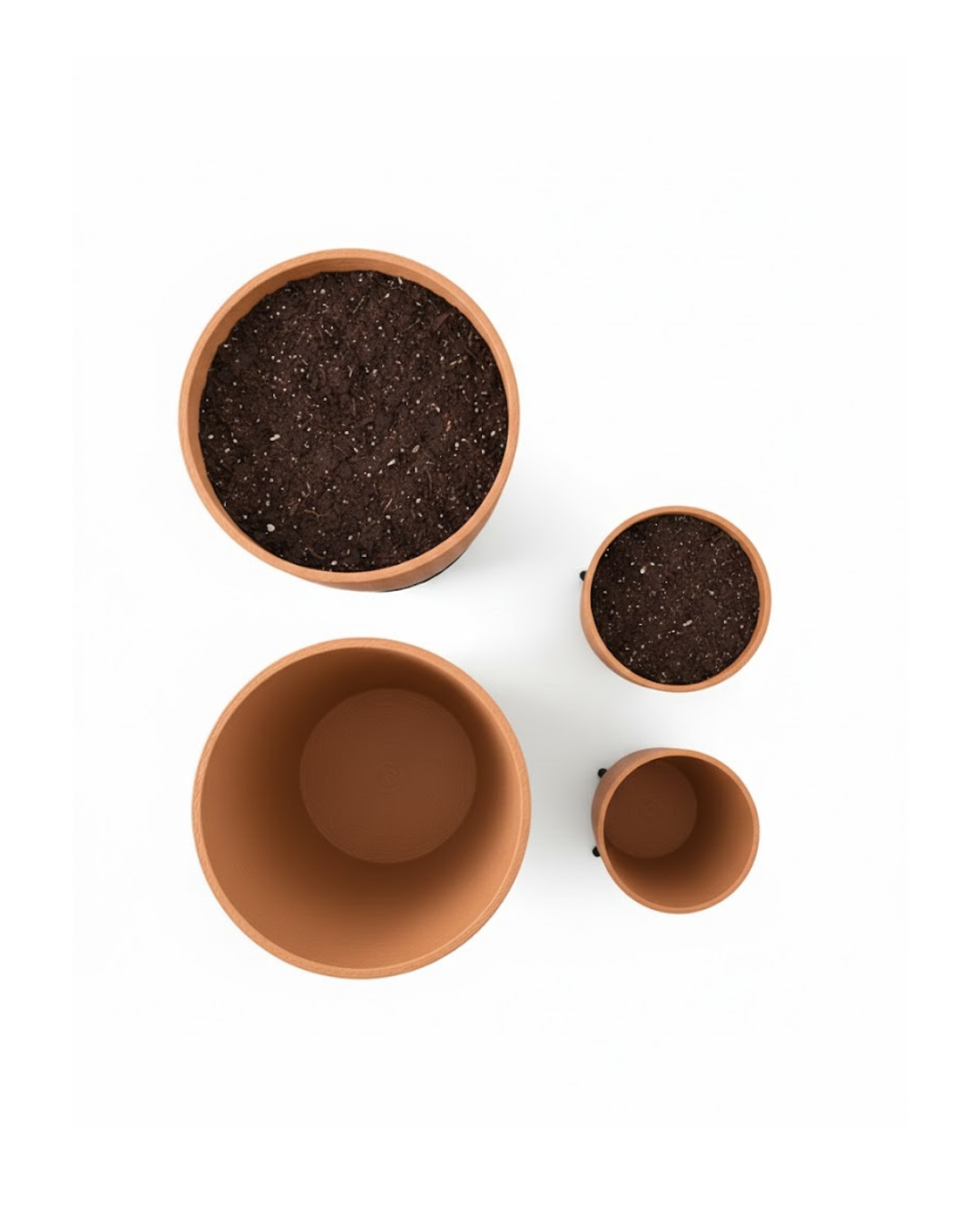 4LÜ VAZO KAHVERENGİ - Lisinya