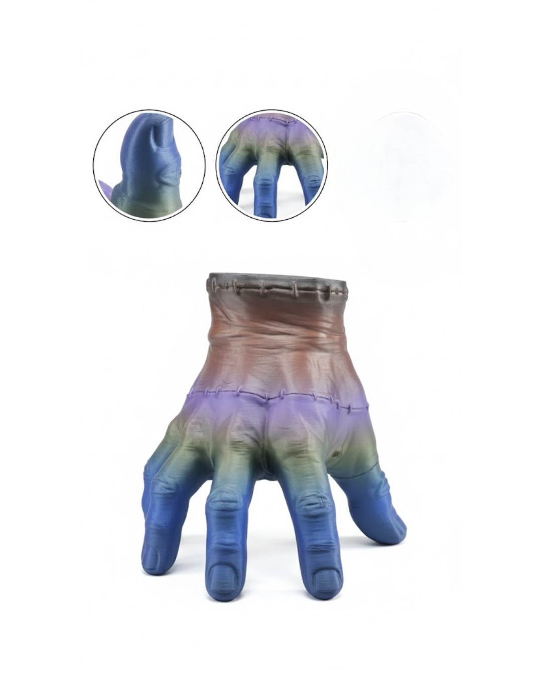 3D Tasarım Rengarenk El Biblo 27x22 cm Özgün ve Şık Aksesuar - Lisinya