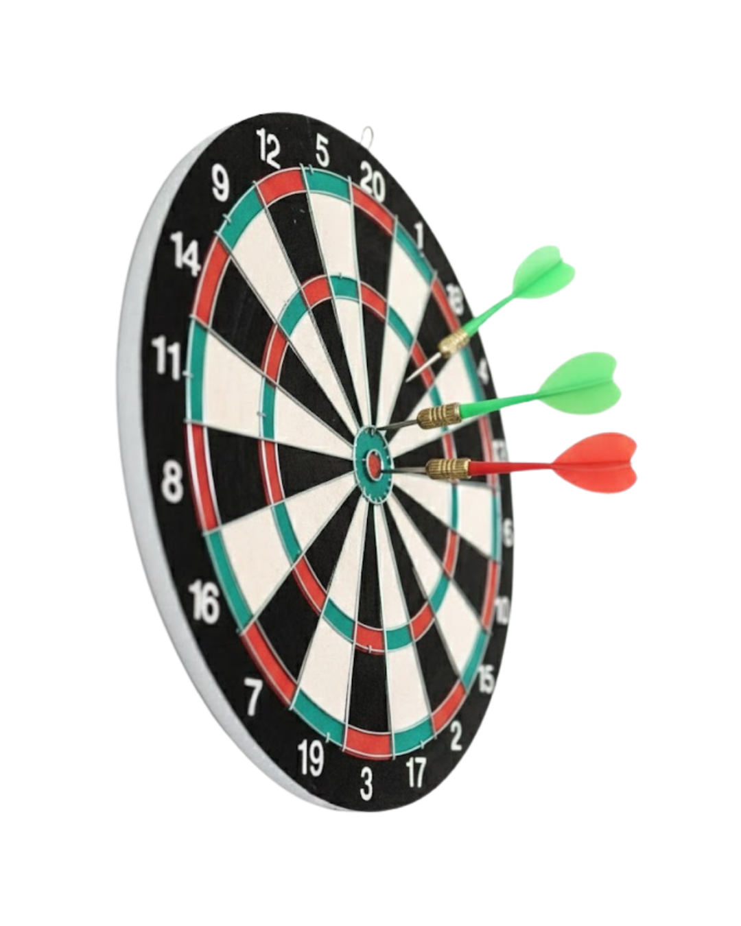 15 İnç Dart Tahtası Seti Dayanıklı Yapı 4 Metal Dart Oku - Lisinya
