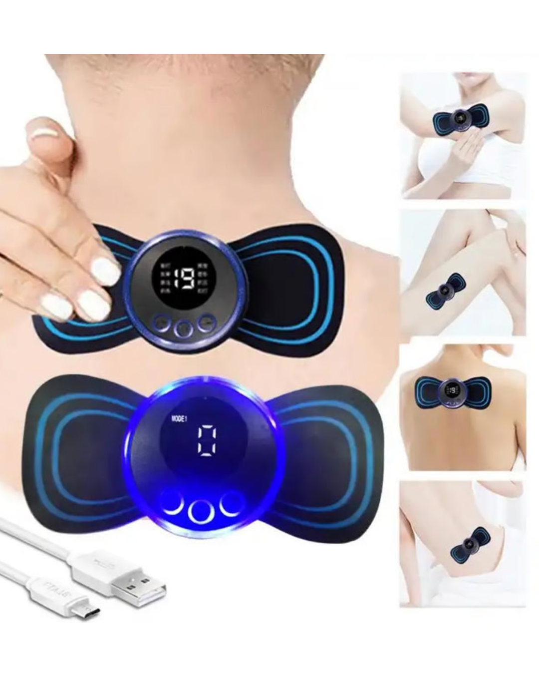 Mini EMS Masaj Aleti Taşınabilir Tasarım ve Çoklu Masaj Modu - Lisinya