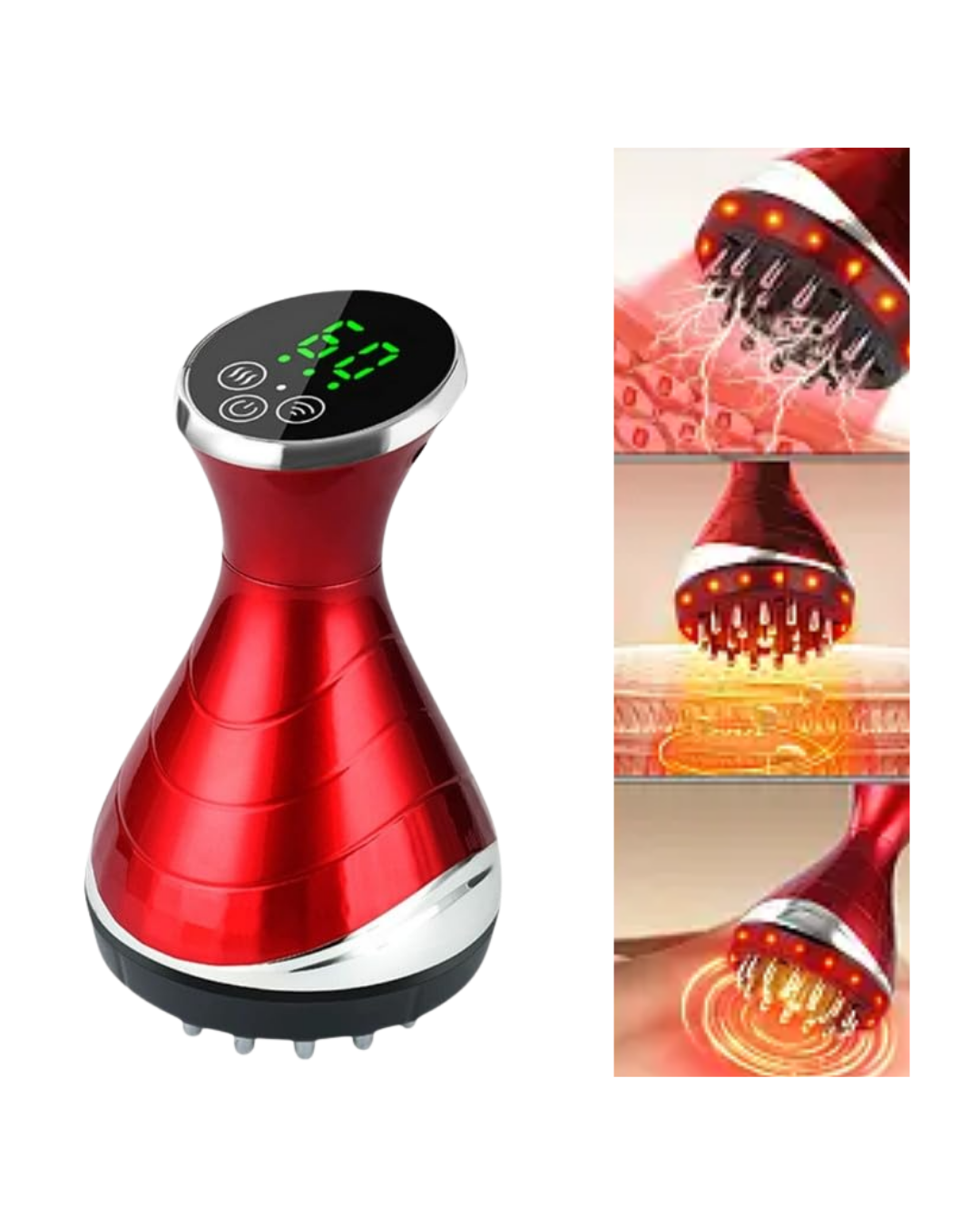 Vakumlu Isı Veren Masaj Cihazı Kas Gevşetici Ev Tipi Kupa Aleti - Lisinya