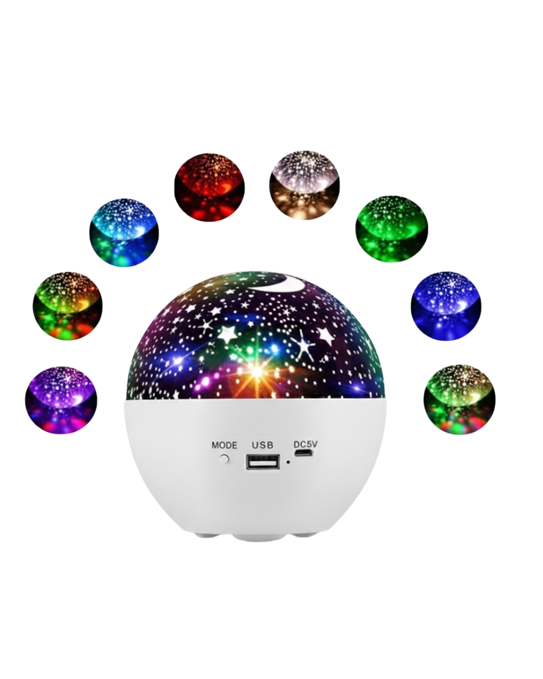 Zaman Ayarlı Fişli Yıldız Projektör Ortam Lambası - Lisinya