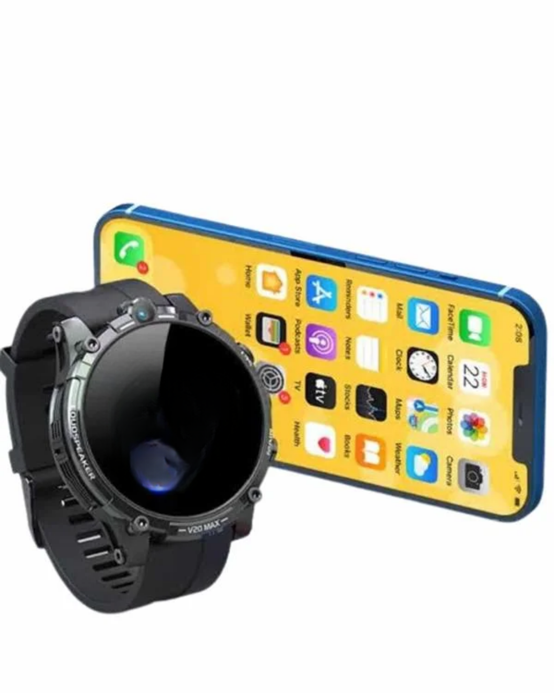 Yeni Model Akıllı Saat GPS Uyumlu Uyku ve Sağlık Takibi Sesli Görüşme - Lisinya