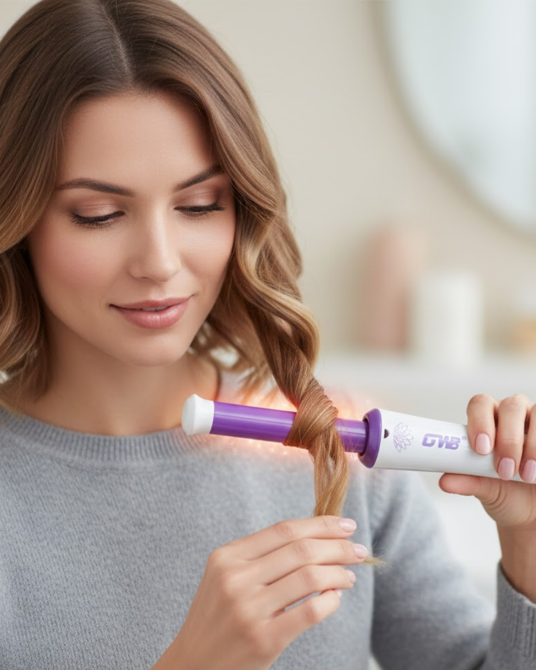 Kompakt Seyahat Tipi Saç Maşası – Parlak ve Sağlıklı Bukleler - Lisinya