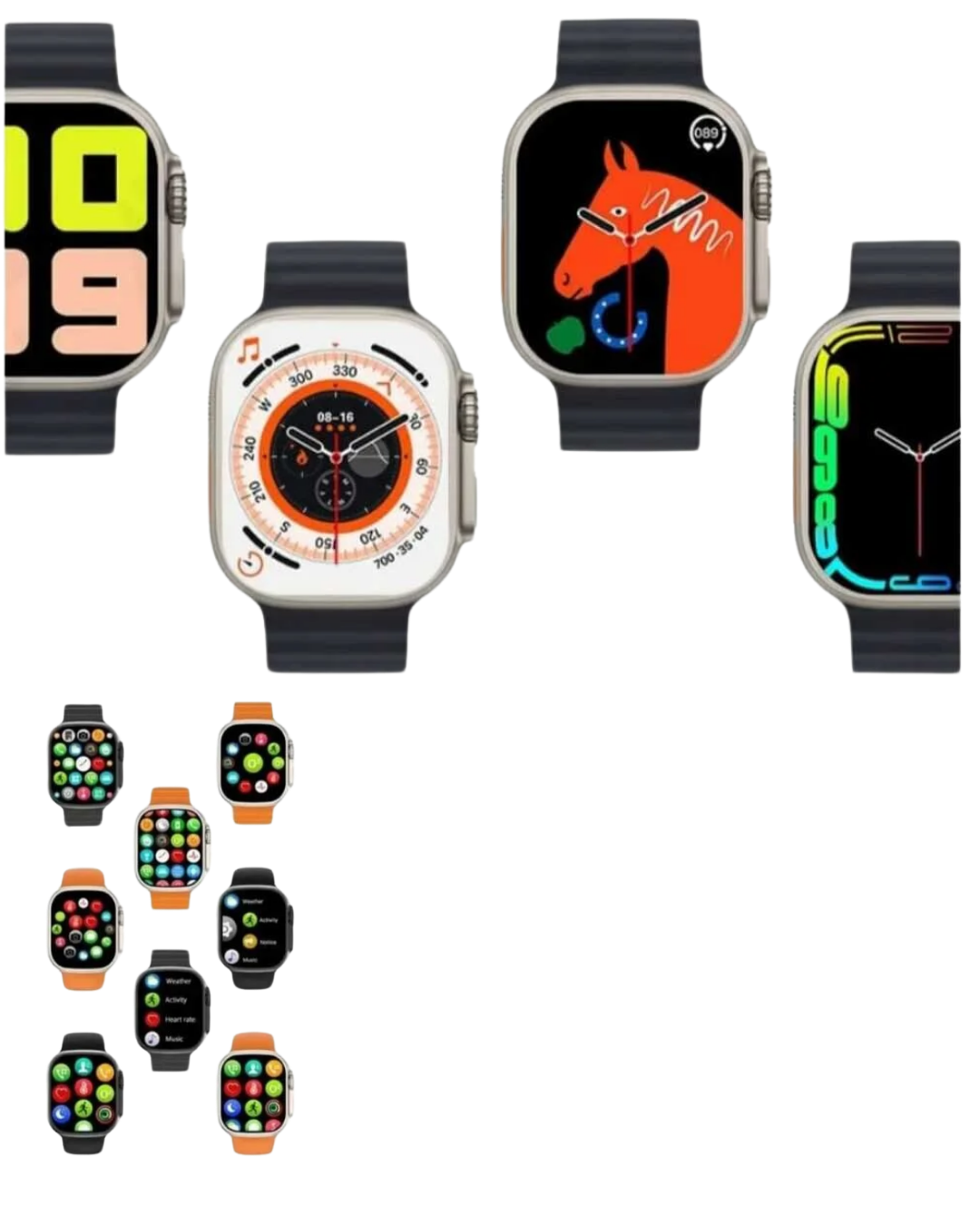 2025 Model Akıllı Saat Kordon Hediyeli Çağrı Cevaplama Uzun Pil Süreli Android İOS Uyumlu - Lisinya