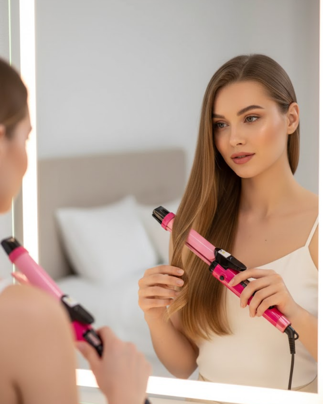 Saç Düzleştirici Ve Maşa İkili Saç Şekillendirici - Lisinya