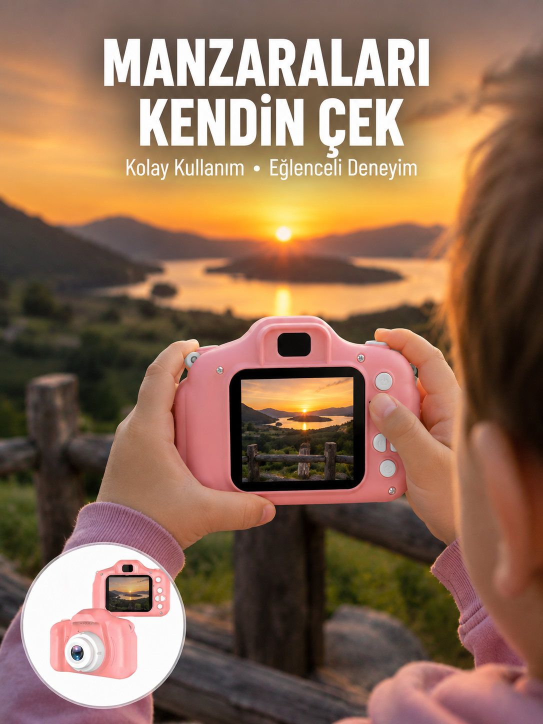 HD Mini Kamera Video ve Fotoğraf Çekimli Şarj Edilebilir Bataryalı Hafıza Kart Destekli - Lisinya