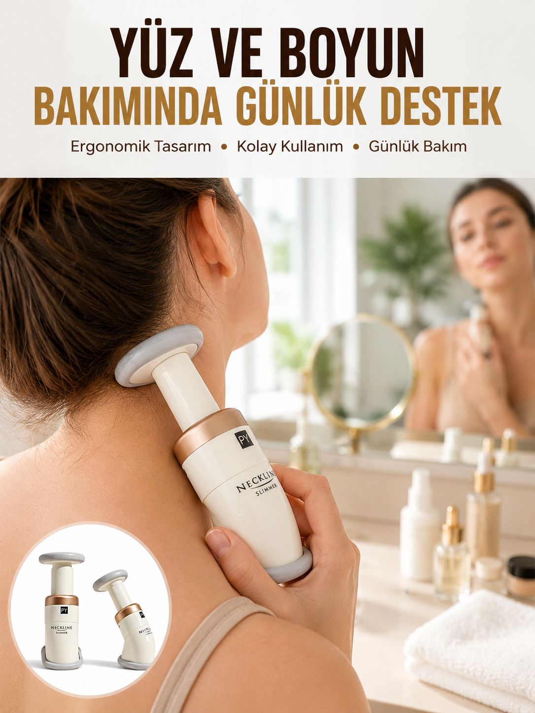 Gıdı Giderici Çene Altı ve Boyun Egzersiz Masaj Aleti - Lisinya Gıdı Giderici Çene Altı ve Boyun Egzersiz Masaj Aleti - Lisinya