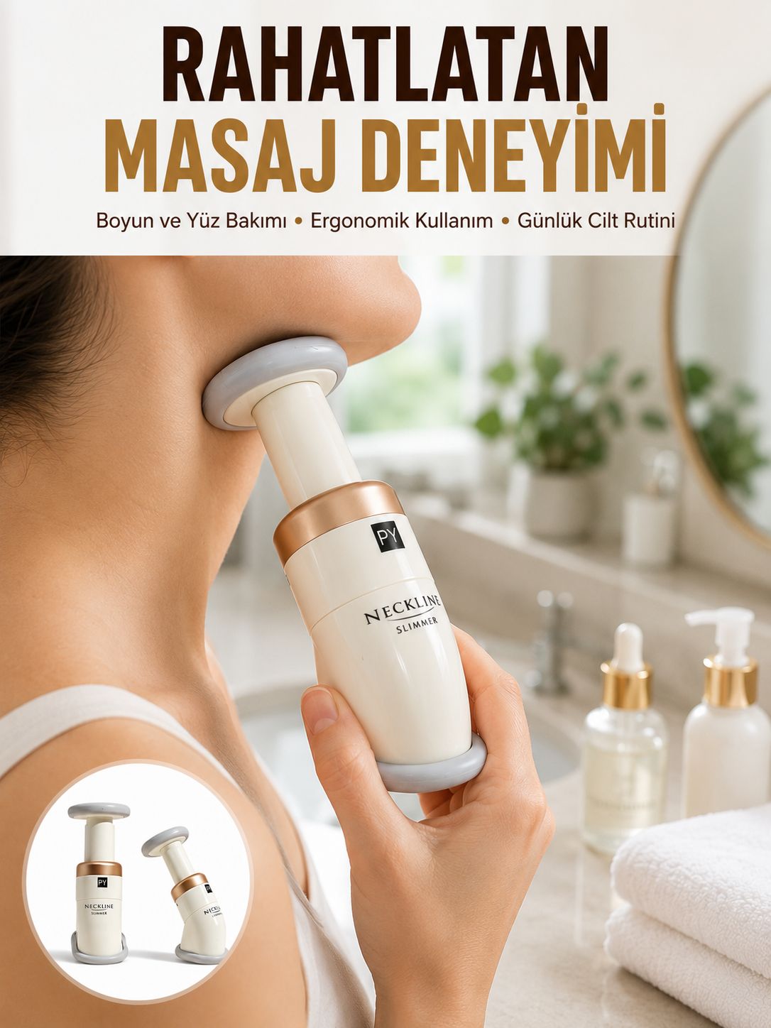 Gıdı Bölgesi İçin Boyun ve Çene Altı Egzersiz Aleti - Lisinya Gıdı Bölgesi İçin Boyun ve Çene Altı Egzersiz Aleti - Lisinya