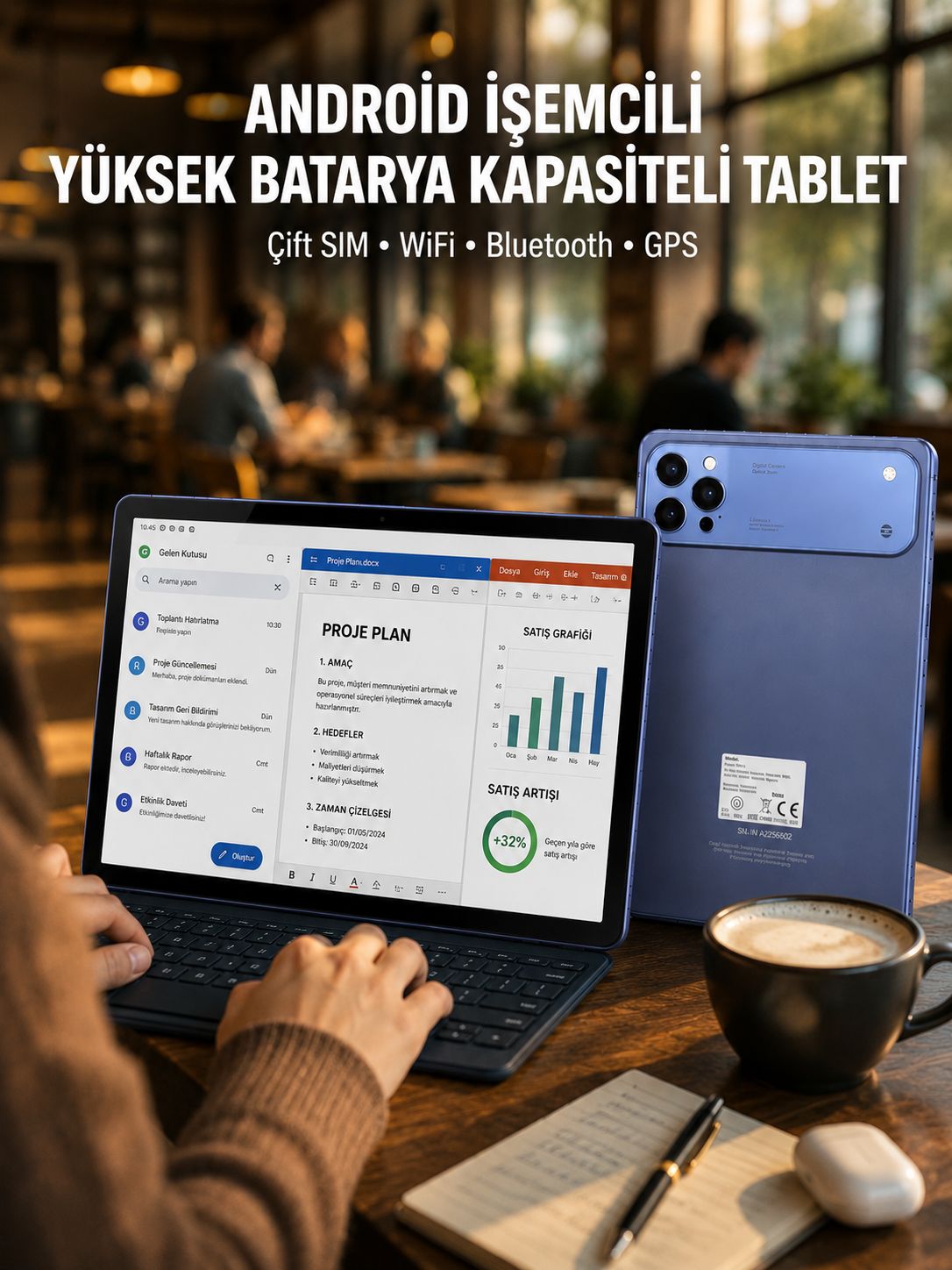 10.1 İnç Geniş Ekran Android Tablet 4G LTE Çift SIM - Lisinya 10.1 İnç Geniş Ekran Android Tablet 4G LTE Çift SIM - Lisinya