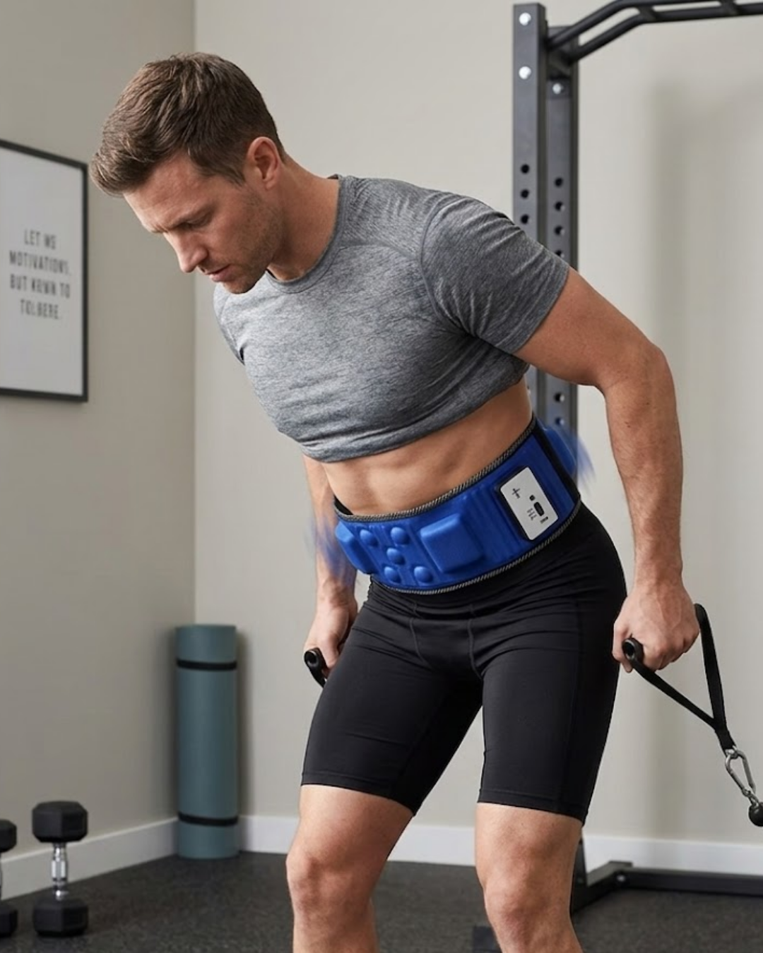 Titreşimli Zayıflama Kemeri Masaj Özellikli Göbek Toparlayıcı Kemer - Lisinya