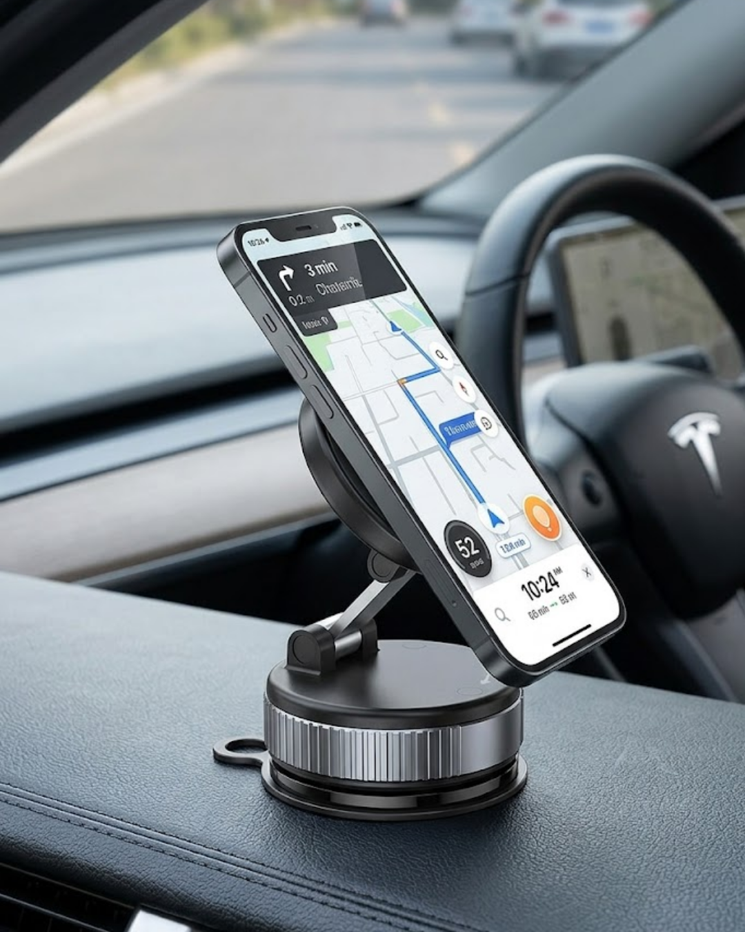 Manyetik Araç Telefon Tutucu 360° Döner Katlanabilir Telefon Standı - Lisinya