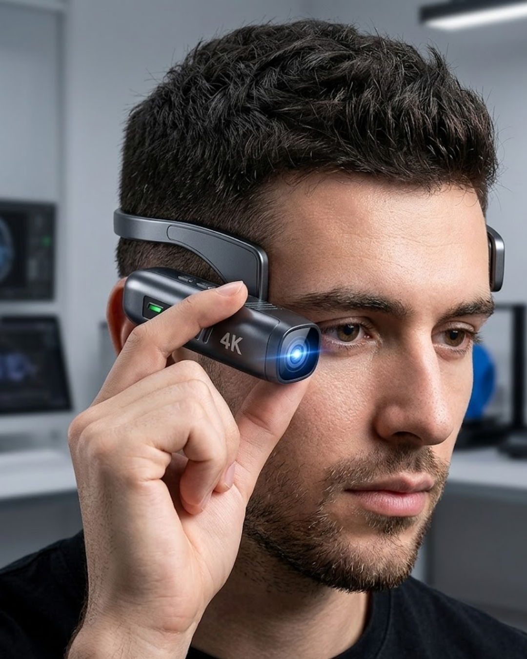 4K Giyilebilir Mini Kamera EIS Stabilizasyon 120° Geniş Açı WiFi Kontrol - Lisinya