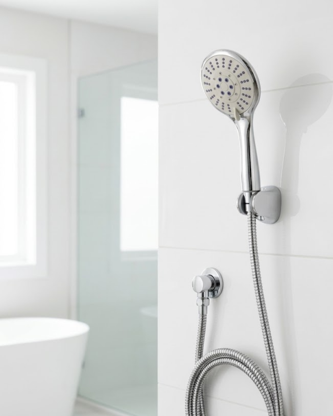 Çok Fonksiyonlu El Duşu Seti Kireç Önleyici Duş Başlığı Spiral Hortum Mafsallı Askı - Lisinya