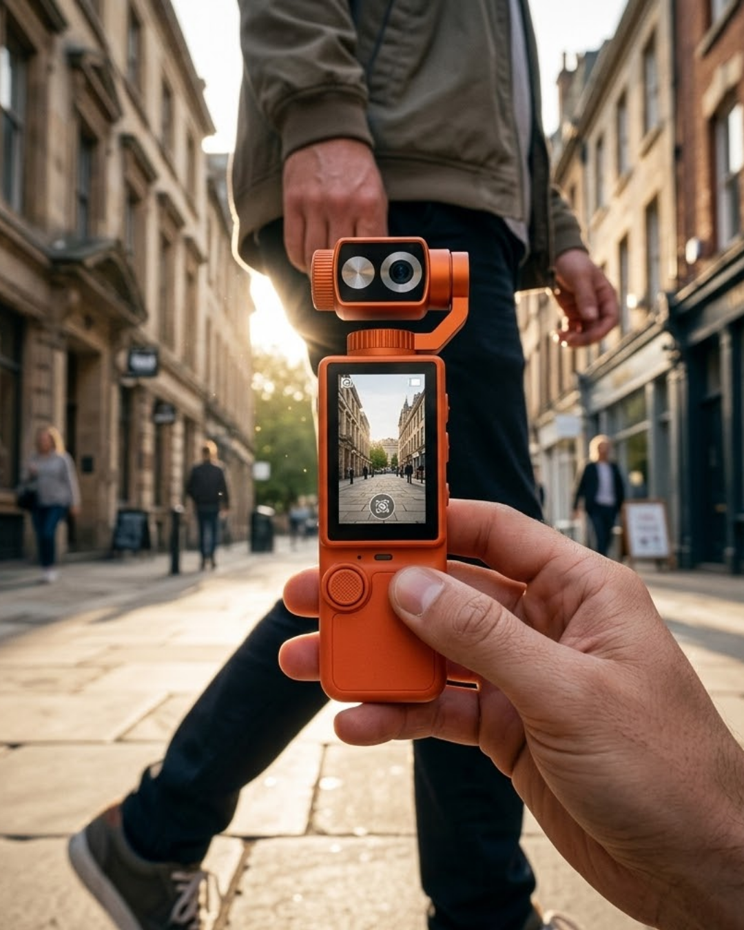 4K Ultra HD Gimbal Vlog Kamera 180 Derece Döner Lens ve Sabitleyici Özellikli - Lisinya