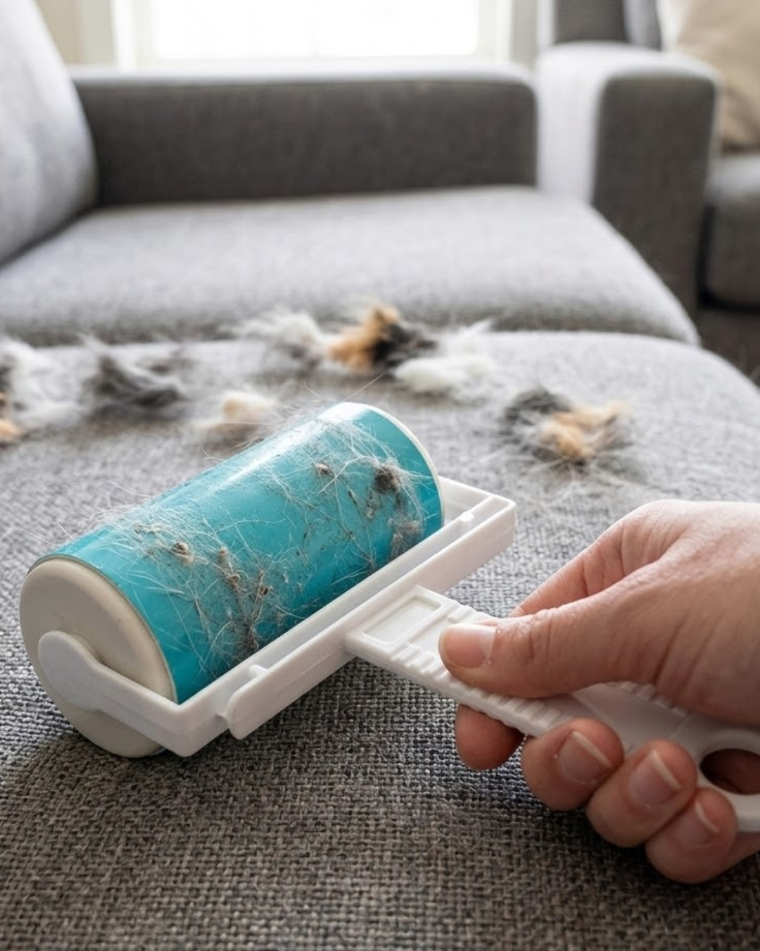 Yıkanabilir Tüy Toplama Rulosu Kedi Köpek Tüyü Temizleme Çok Amaçlı Temizlik Aparatı - Lisinya