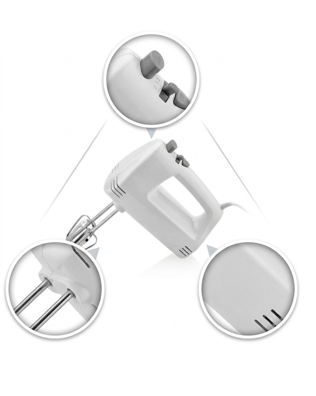 5 Hız Ayarlı Elektrikli El Mikseri Kek Hamuru Çırpma Mikseri - Lisinya