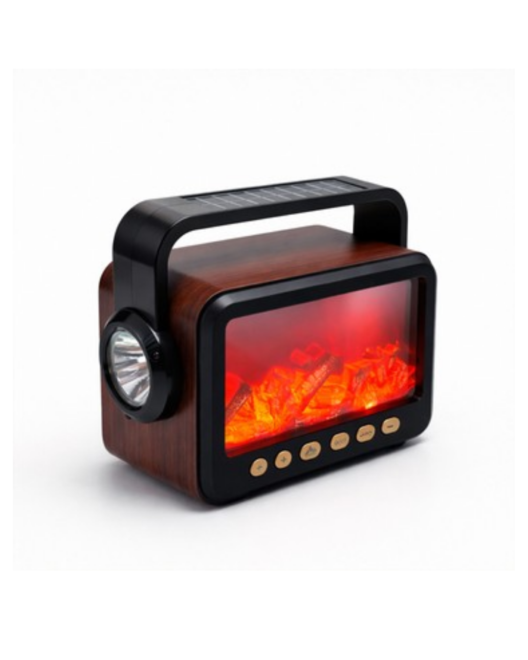 Dekoratif Şömine Görünümlü Bluetooth Hoparlör Radyo USB TF Destekli - Lisinya