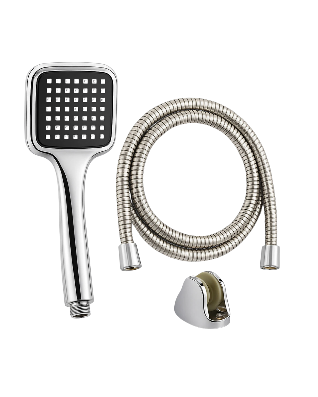 Çok Fonksiyonlu Siyah El Duşu Seti Spiral Hortum ve Duş Askısı Banyo Duş Başlığı - Lisinya Çok Fonksiyonlu Siyah El Duşu Seti Spiral Hortum ve Duş Askısı Banyo Duş Başlığı - Lisinya