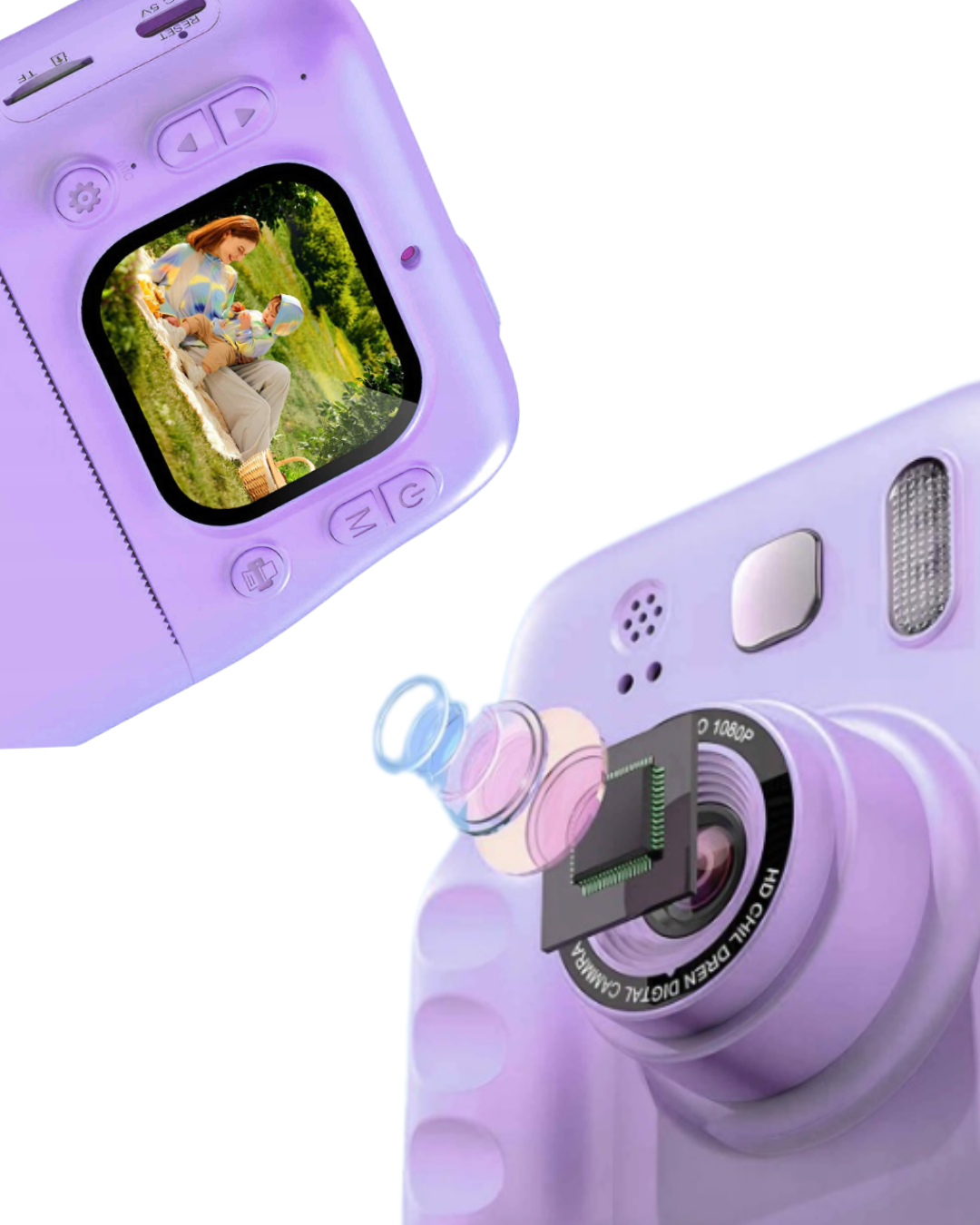 Çocuklar İçin Anında Baskılı Kamera HD Ekran 4 Rulo Kağıt 5 Kalem Set Hediyeli - Lisinya Çocuklar İçin Anında Baskılı Kamera HD Ekran 4 Rulo Kağıt 5 Kalem Set Hediyeli - Lisinya