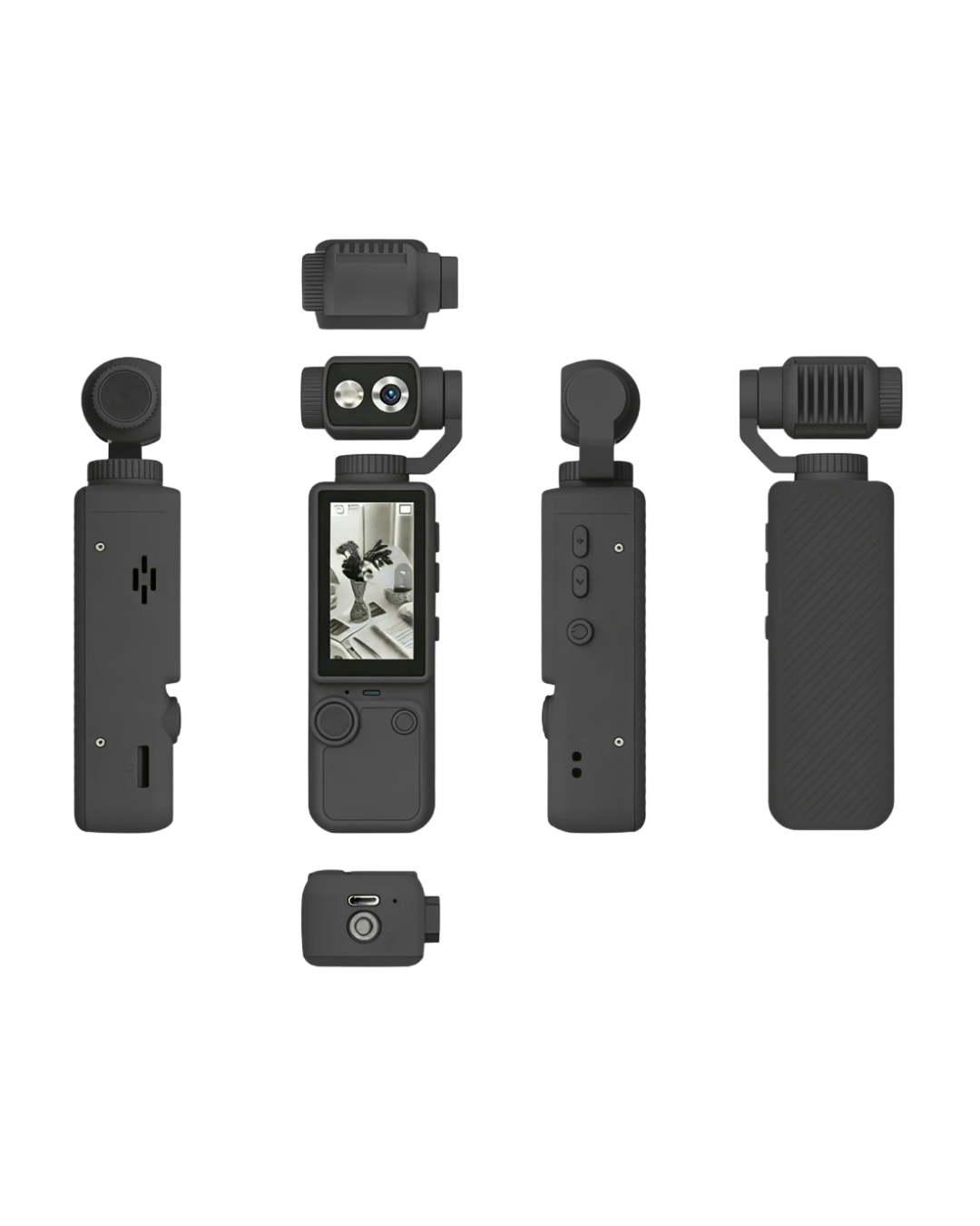 Taşınabilir 4K Vlog Kamera 2.0 IPS Ekran Ayarlanabilir Lens ve Stabil Çekim Özellikli - Lisinya