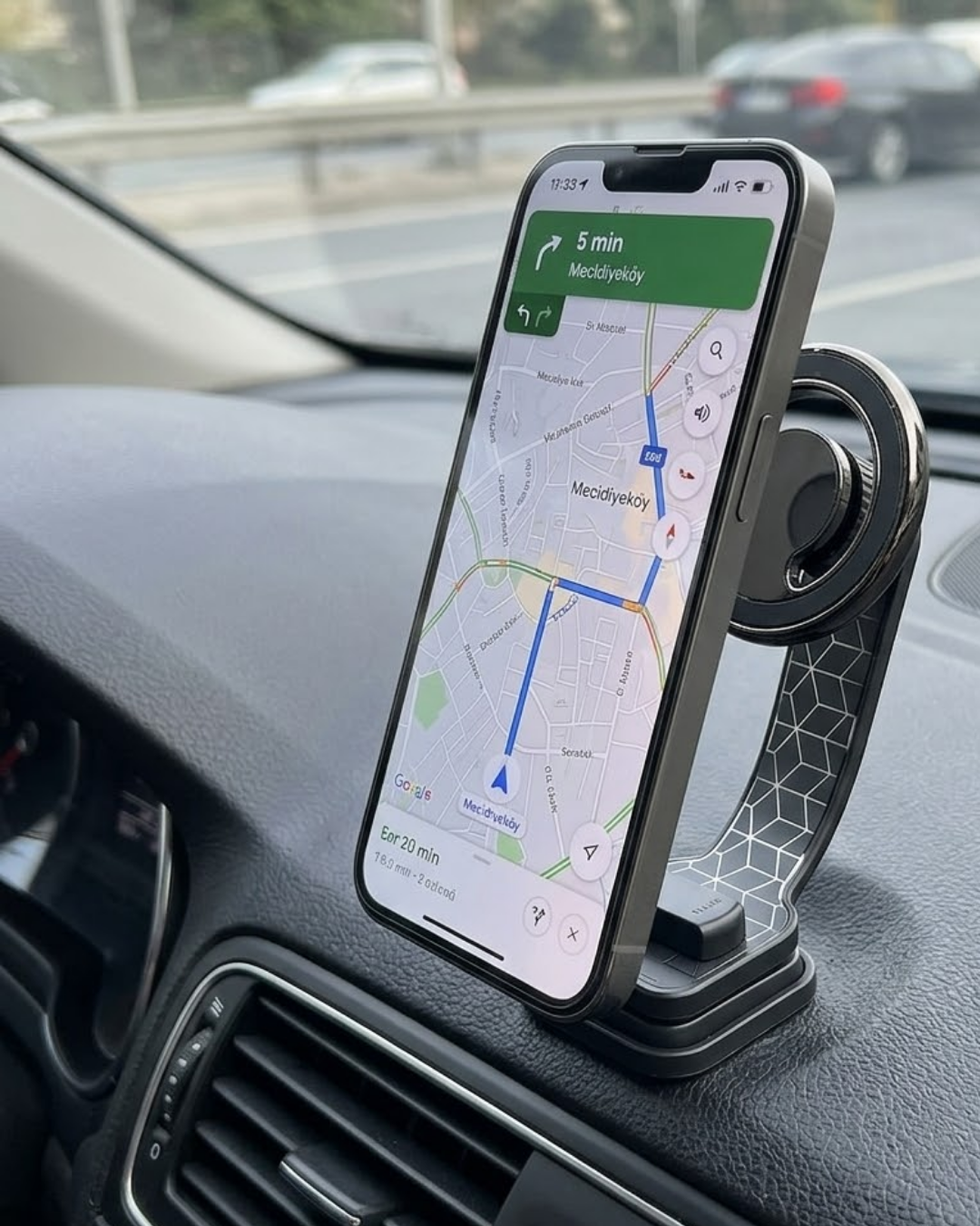 Araç İçi Manyetik Telefon Tutucu Katlanabilir Navigasyon Standı - Lisinya
