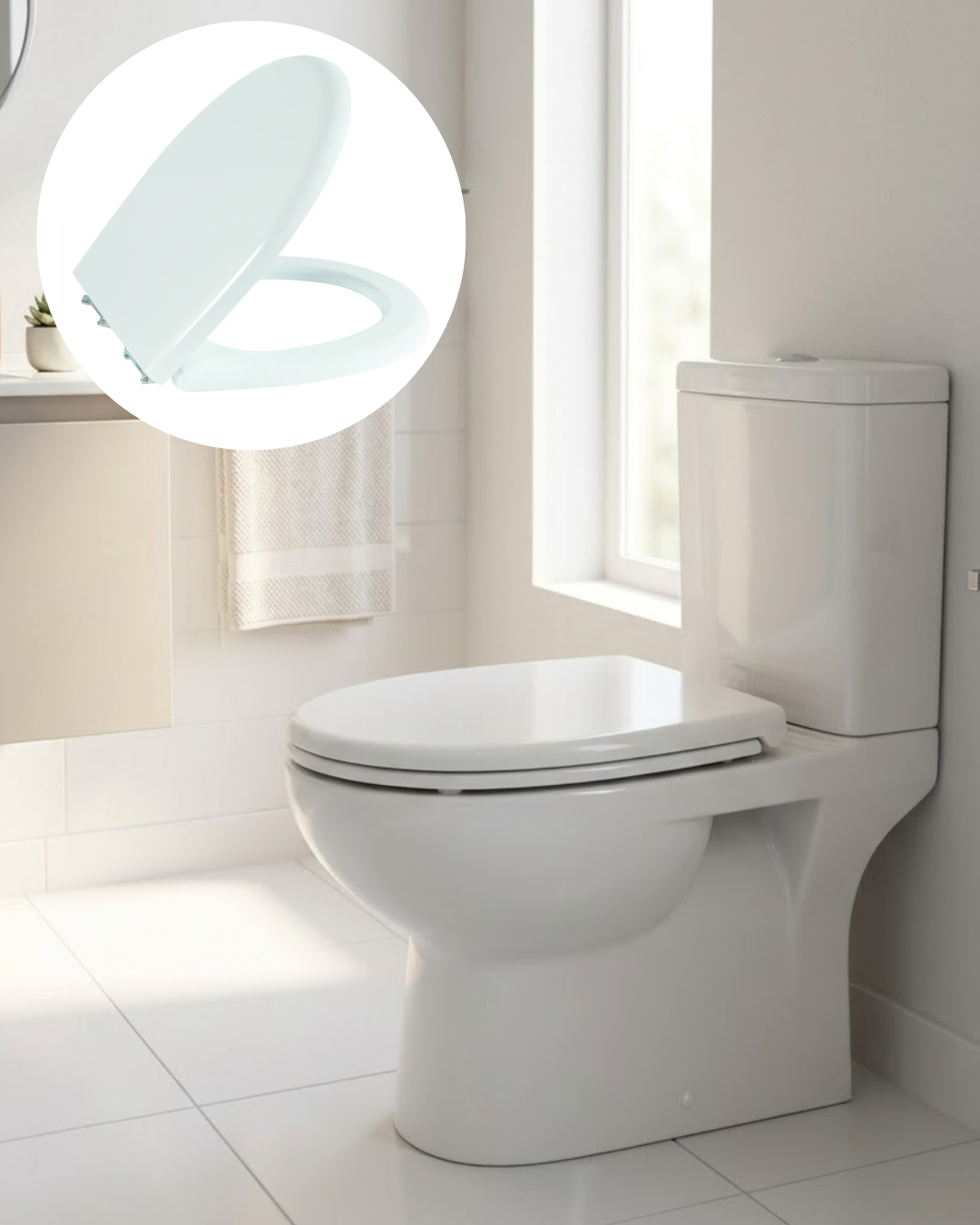 Standart Klozet Kapağı Universal Uyumlu Kolay Temizlik Kaydırmaz Taban Tasarım - Lisinya Standart Klozet Kapağı Universal Uyumlu Kolay Temizlik Kaydırmaz Taban Tasarım - Lisinya