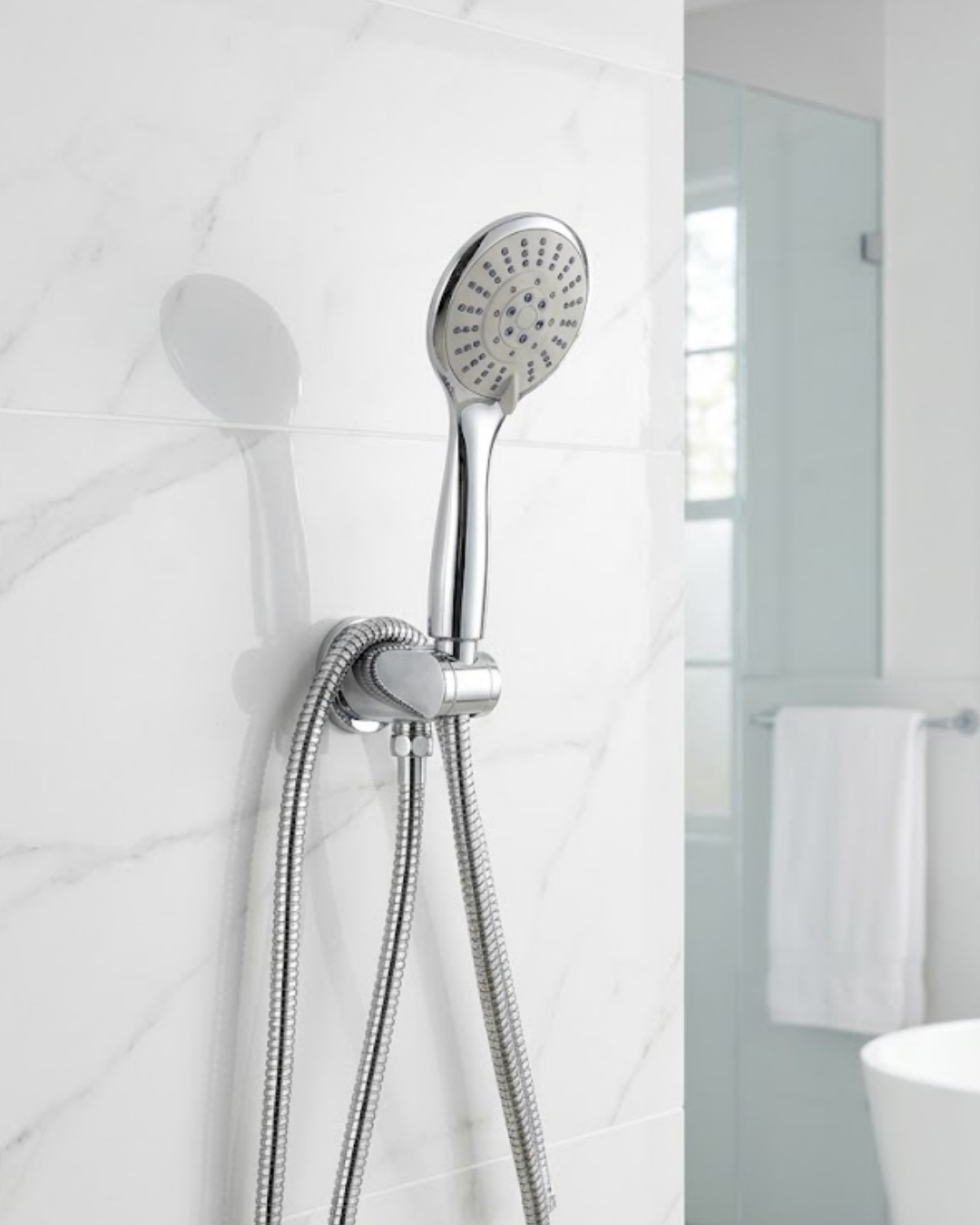 Duş Başlığı Seti Spiral Hortum Hareketli El Duşu Tutacağı Kirece Dayanıklı Tasarım - Lisinya Duş Başlığı Seti Spiral Hortum Hareketli El Duşu Tutacağı Kirece Dayanıklı Tasarım - Lisinya