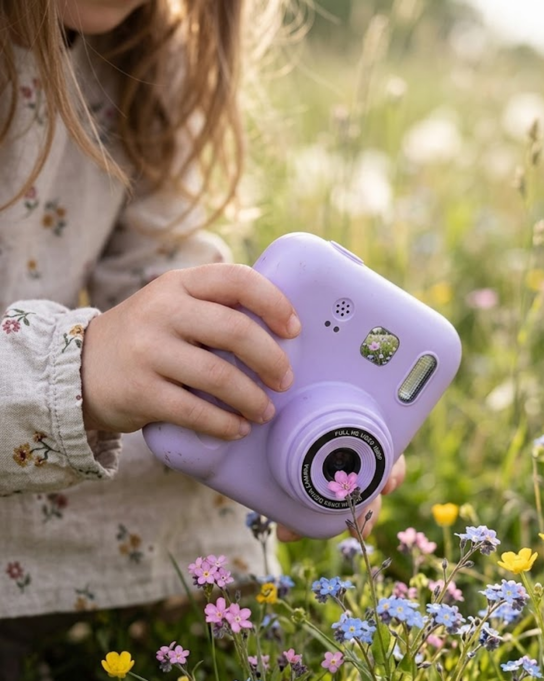 Mini Çocuk Kamerası Fotoğraf Video Çekim 4 Rulo Kağıt ve 5 Kalem Hediyeli - Lisinya