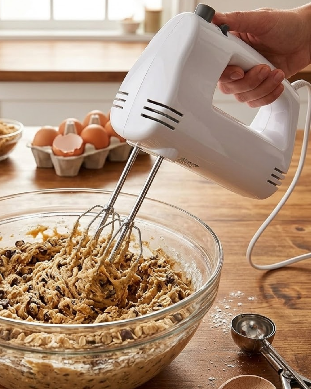 Mutfak El Mikseri 250W Paslanmaz Çelik Çift Çırpıcılı Mikser - Lisinya