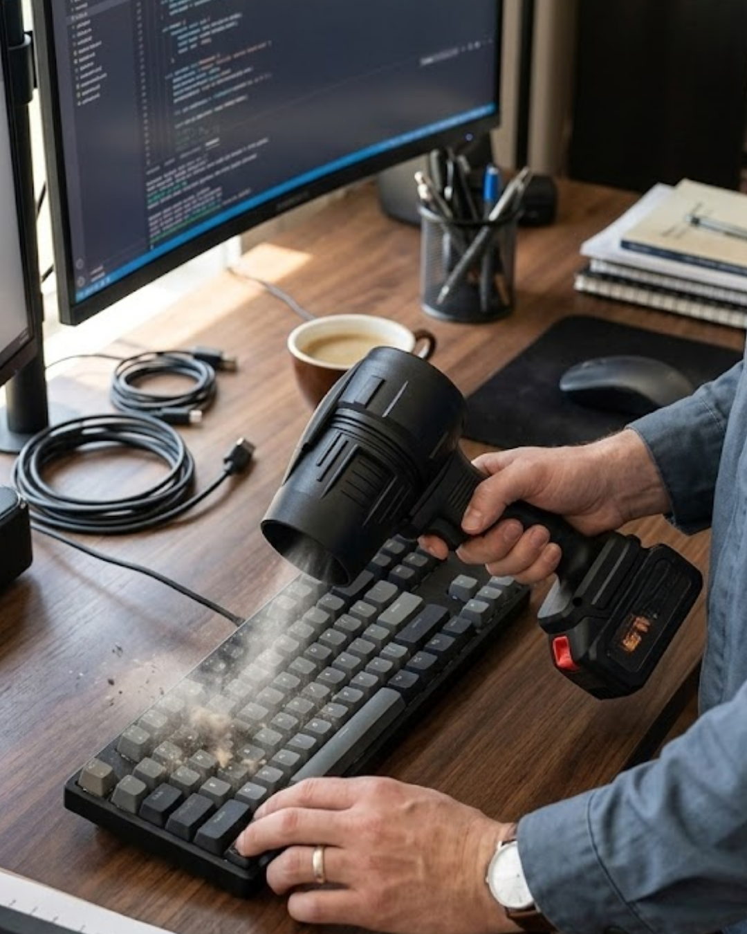 Şarjlı Hava Üfleyici Güçlü Motorlu Çok Amaçlı Temizlik Makinesi - Lisinya