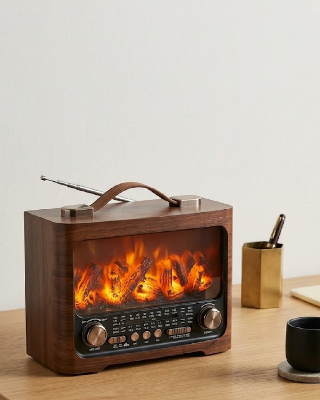 LED Şömine Efektli Kablosuz Hoparlör Bluetooth Radyo USB TF Kart Destekli - Lisinya LED Şömine Efektli Kablosuz Hoparlör Bluetooth Radyo USB TF Kart Destekli - Lisinya