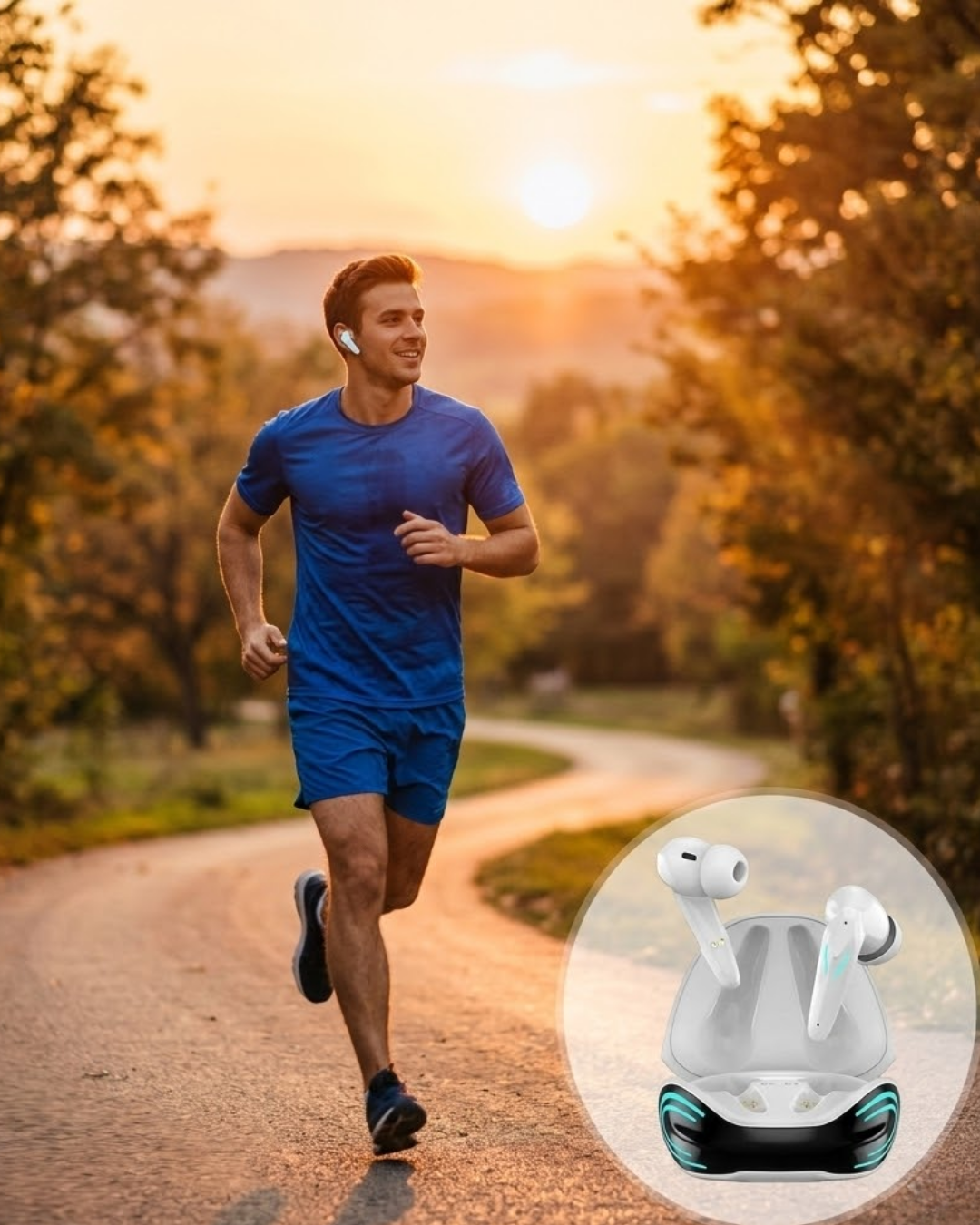 Bluetooth 5.1 Oyuncu Kulaklığı  Gaming Kulaklık iPhone 13 iPhone 15 Samsung S21 Xiaomi Note 12 Uyumlu - Lisinya