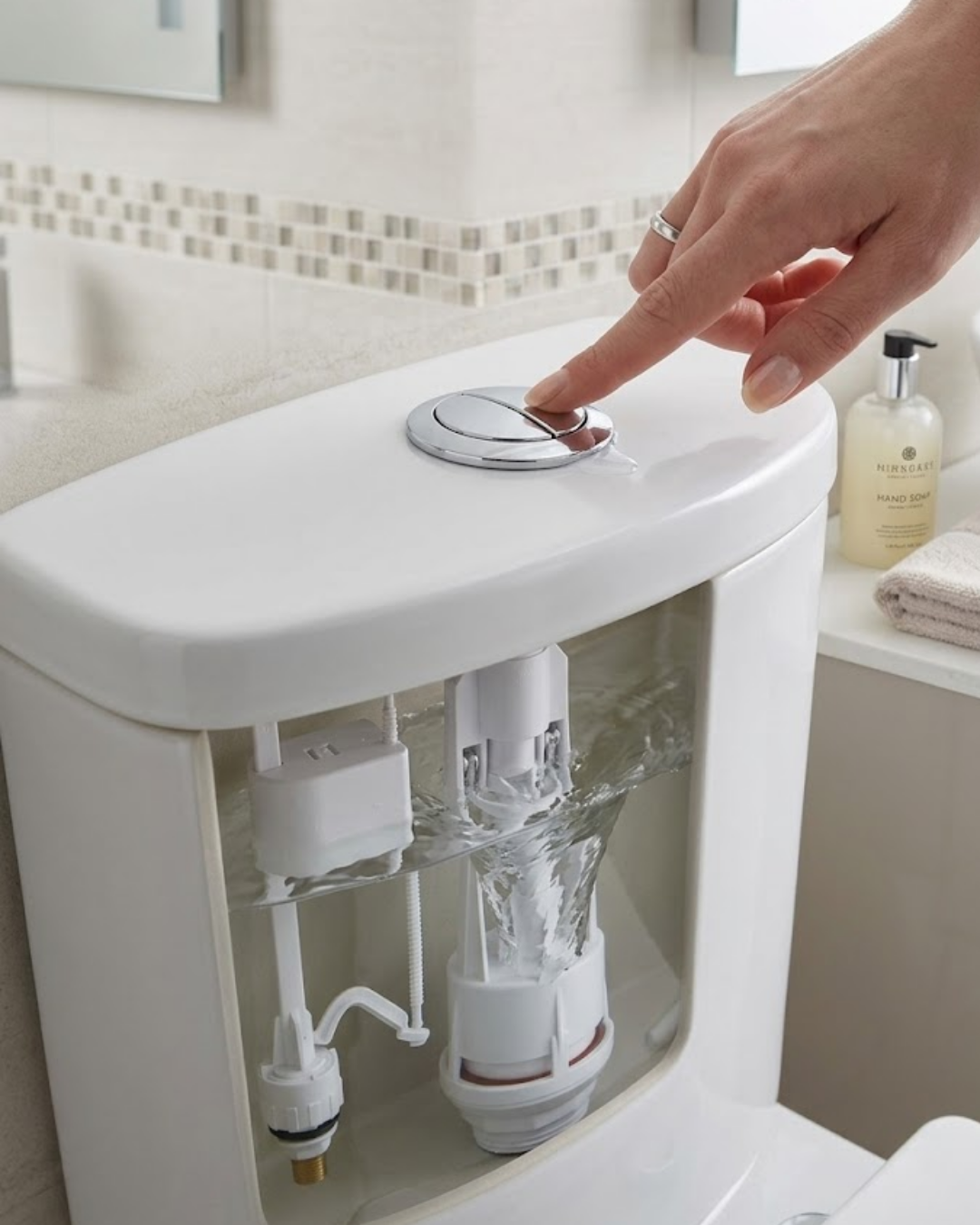 Klozet Rezervuar İç Takımı Basmalı Sistem Ayarlanabilir Şamandıralı Su Tahliye Mekanizması - Lisinya Klozet Rezervuar İç Takımı Basmalı Sistem Ayarlanabilir Şamandıralı Su Tahliye Mekanizması - Lisinya