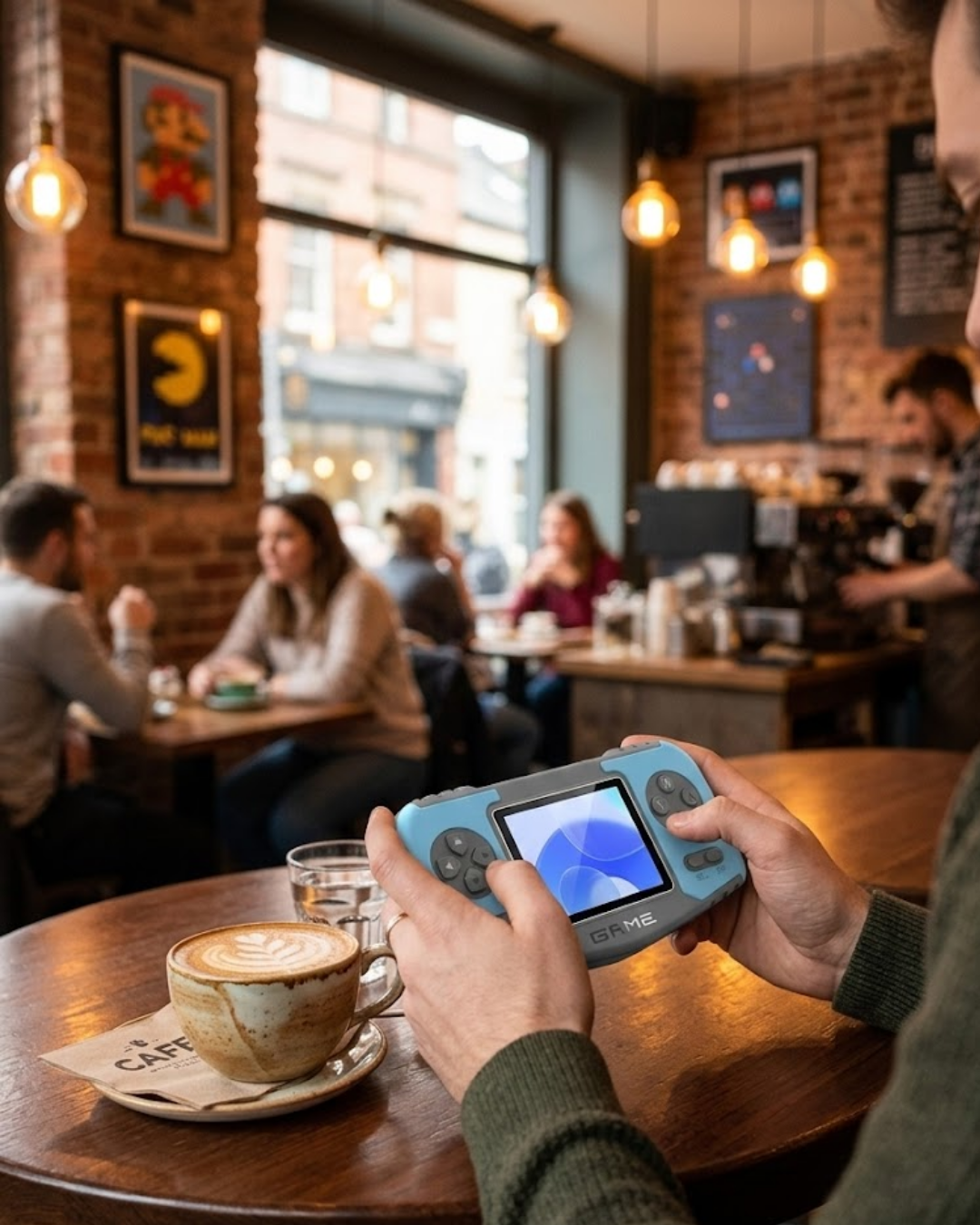 Taşınabilir Game Console Dahili Oyunlu TV Bağlantılı Şarjlı Retro Oyun Konsolu - Lisinya