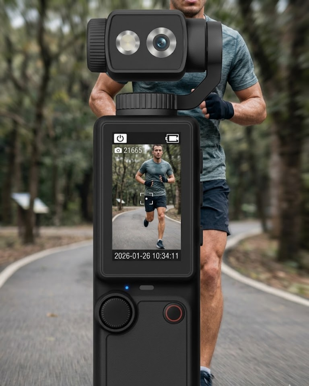 4K Aksiyon ve Vlog Kamera 2.0 İnç IPS Ekran Otomatik Odaklama ve Kompakt Tasarım - Lisinya