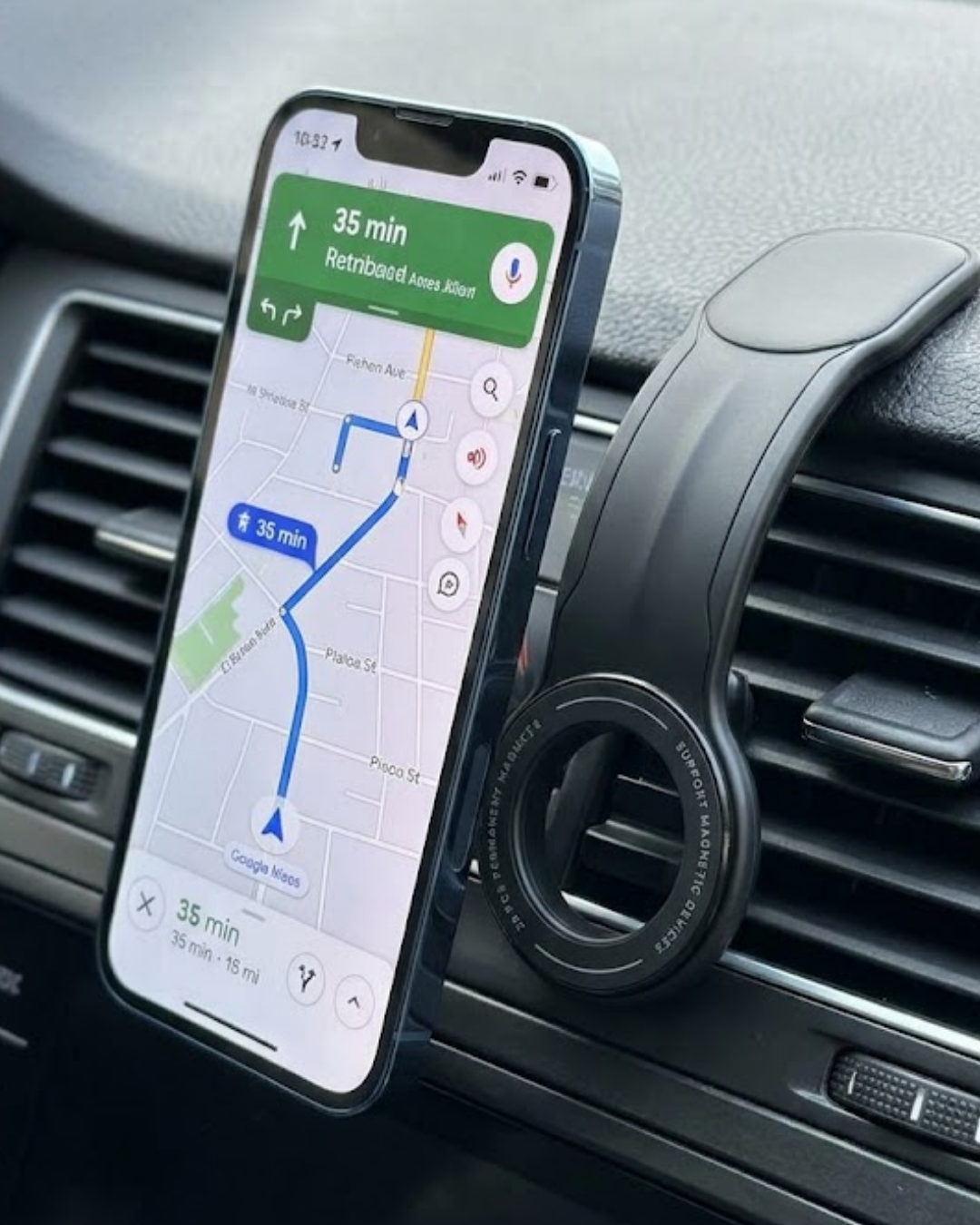 Evrensel Manyetik Araç Telefon Tutucu Yapışkan Tabanlı Telefon Standı - Lisinya