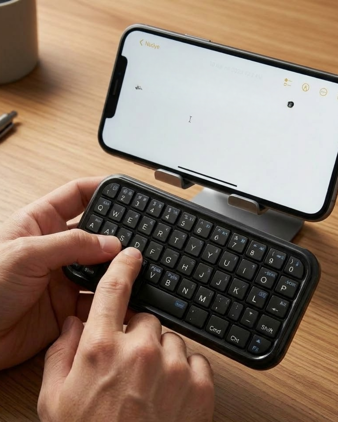 Cep Boyutu Kablosuz Bluetooth Klavye Telefon ve Tablet Uyumlu - Lisinya