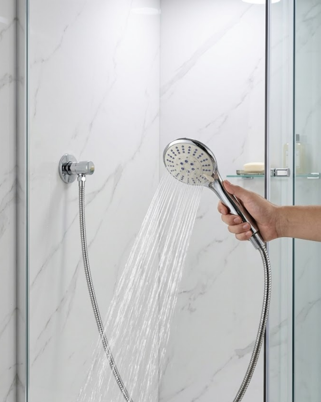 Kireç Önleyici El Duşu Seti Spiral Duş Hortumu Hareketli Duş Askısı - Lisinya Kireç Önleyici El Duşu Seti Spiral Duş Hortumu Hareketli Duş Askısı - Lisinya