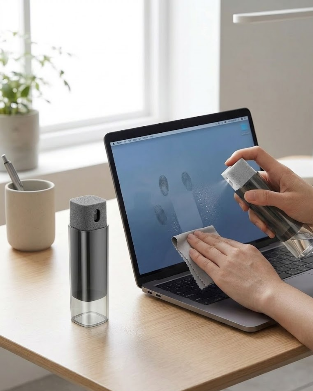 Kompakt Ekran Temizleme Sprey Şişesi Telefon Tablet Bilgisayar Temizlik Şişesi - Lisinya