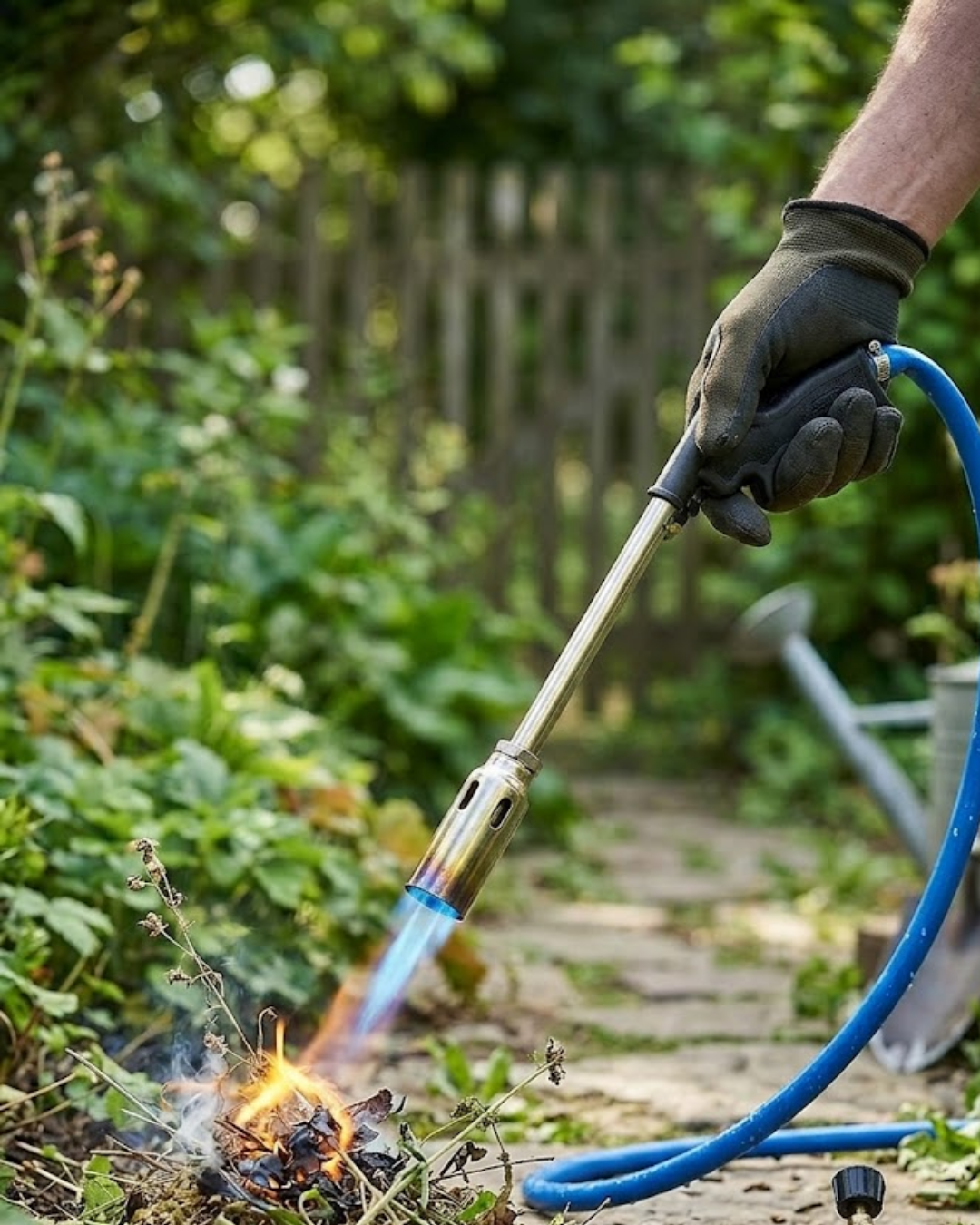 Profesyonel Gazlı Pürmüz Alev Tabancası Hortumlu LPG Yakıcı Ateş Başlatma ve Tamir Aleti - Lisinya