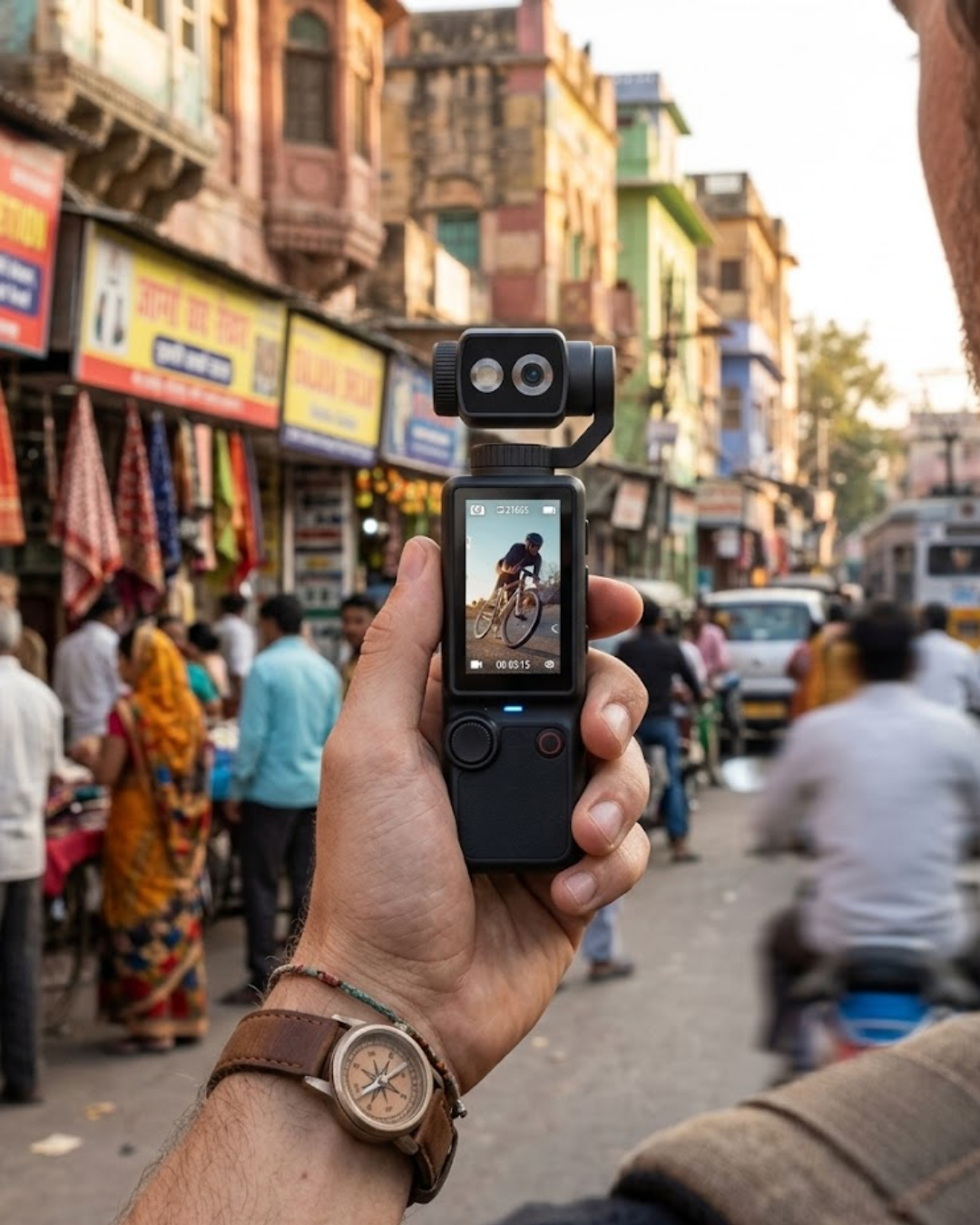 4K Ultra HD El Kamerası 2.0 IPS Ekran Döner Başlık ve Yüksek Batarya Kapasiteli - Lisinya